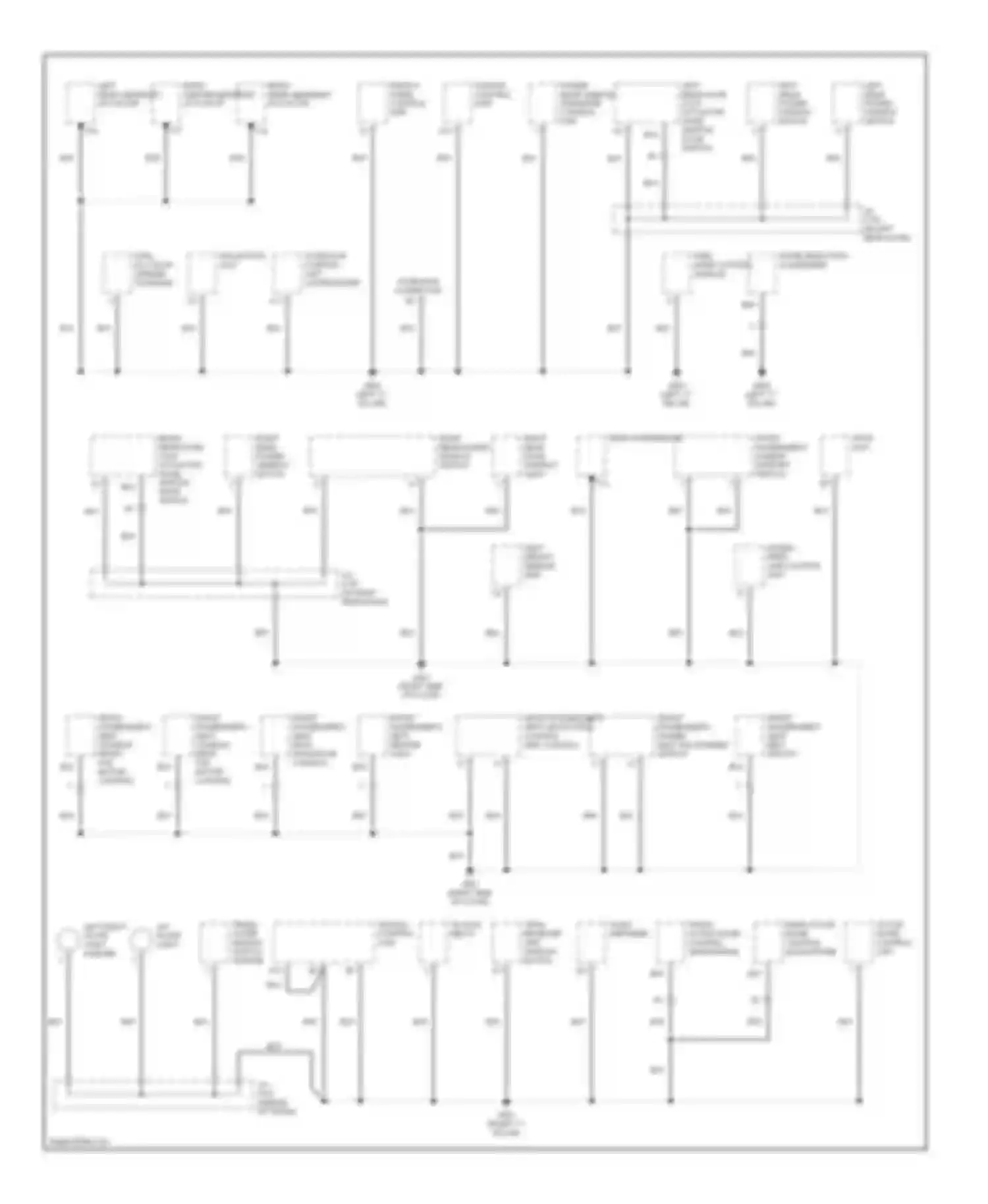 RL Acura II (2004-2008): Ground distribution circuit (4 of 4)