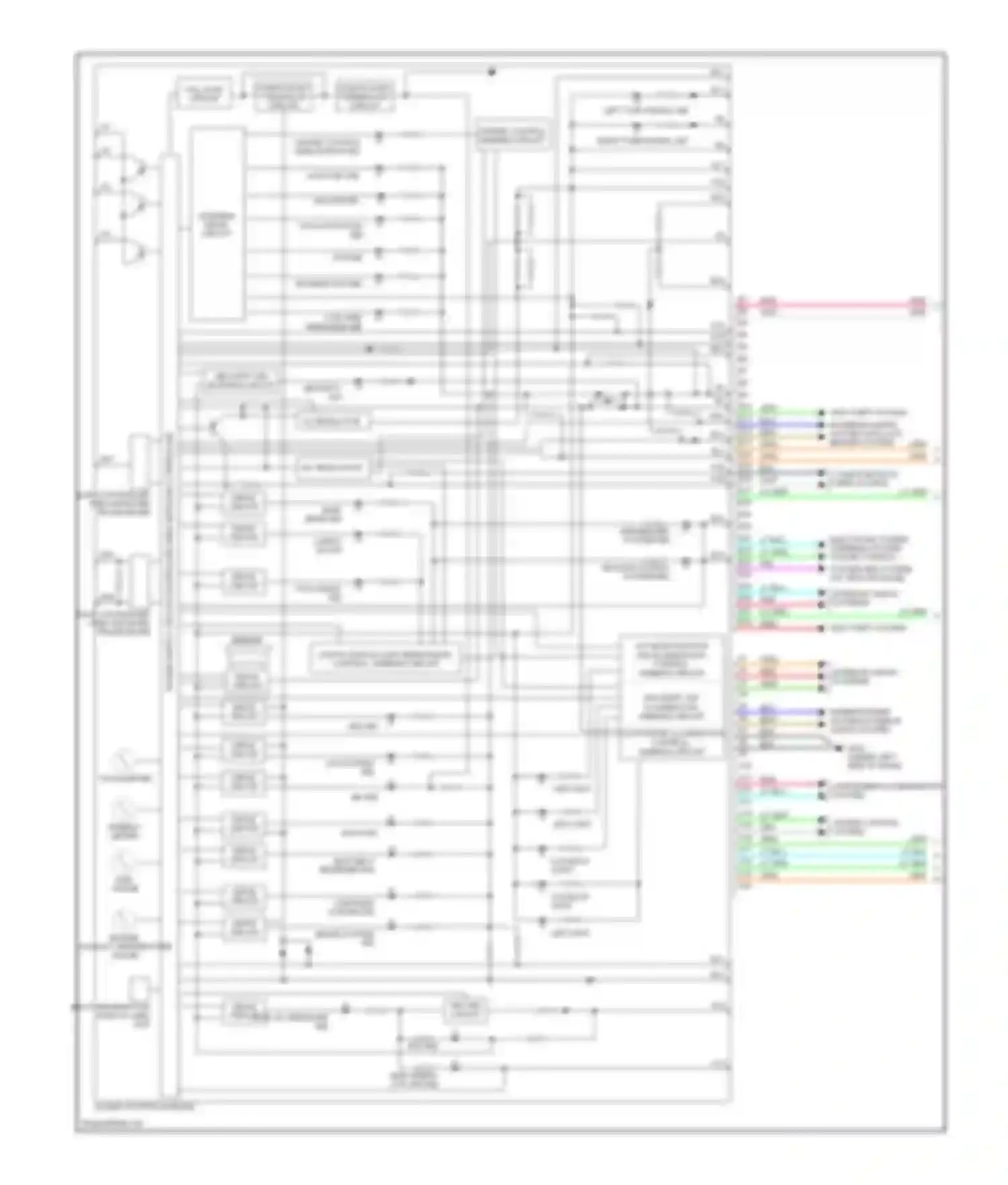 RL Acura II (2004-2008): Instrument cluster circuit (1 of 2)