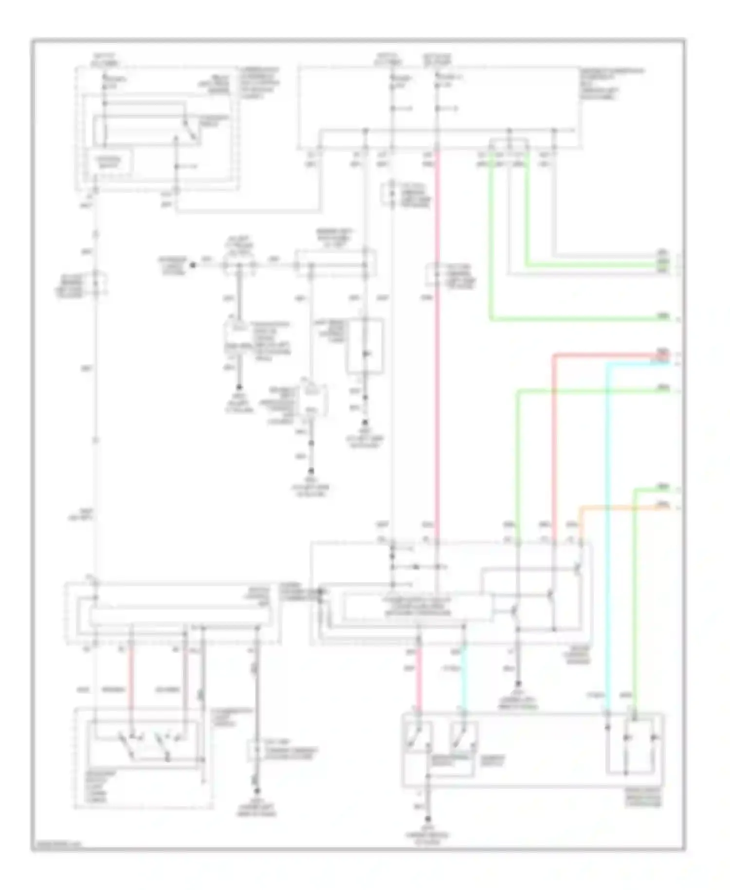 RL Acura II (2004-2008): Instrument illumination circuit (1 of 3)