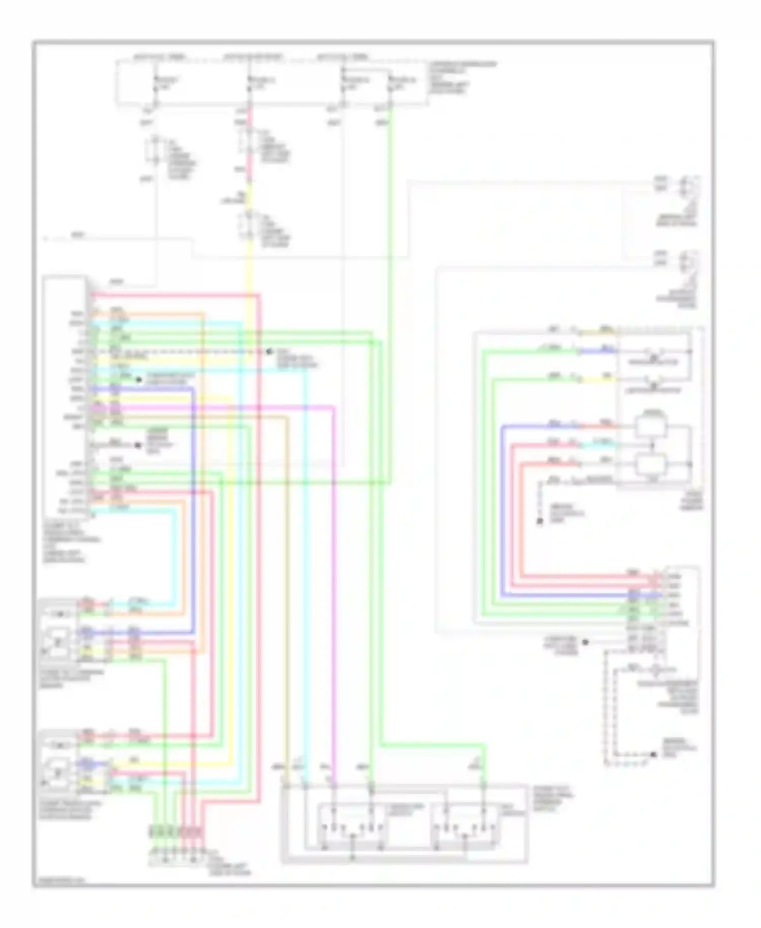 RL Acura II (2004-2008): Memory systems circuit (3 of 4)