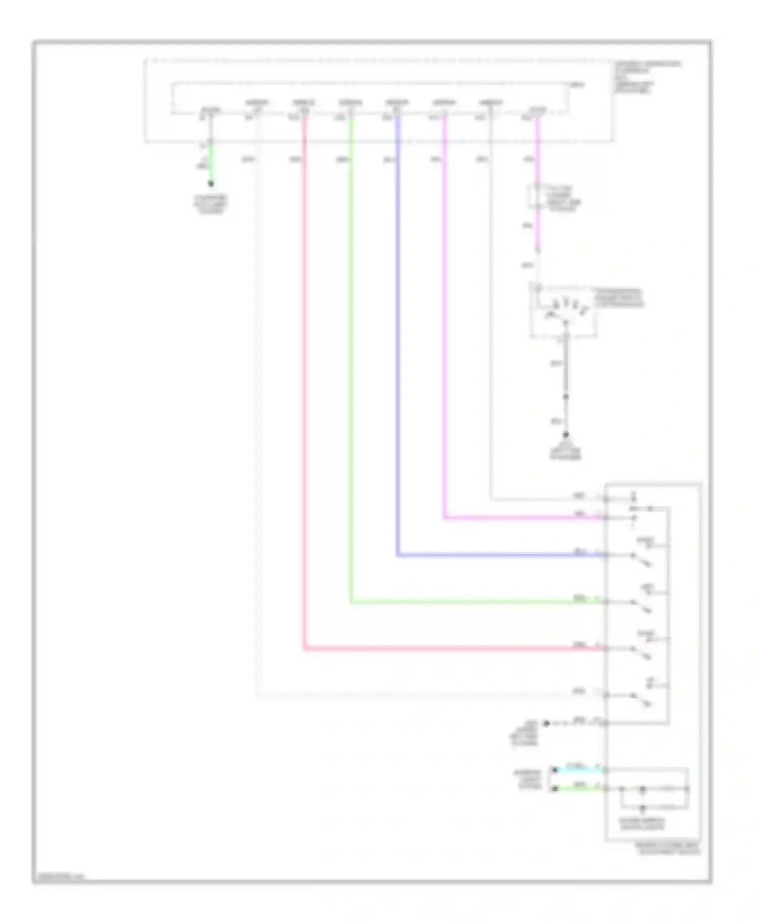 RL Acura II (2004-2008): Memory systems circuit (4 of 4)
