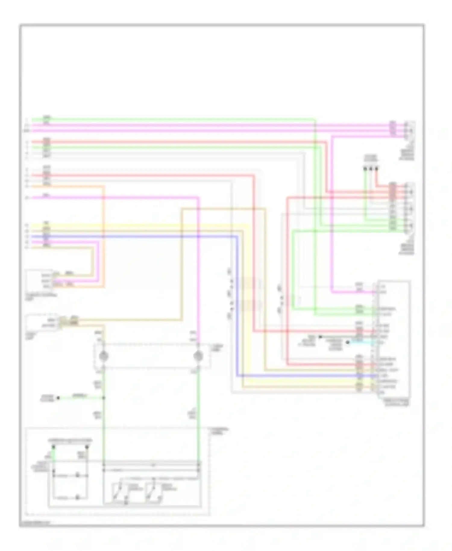 RL Acura II (2004-2008): Navigation circuit (2 of 2)