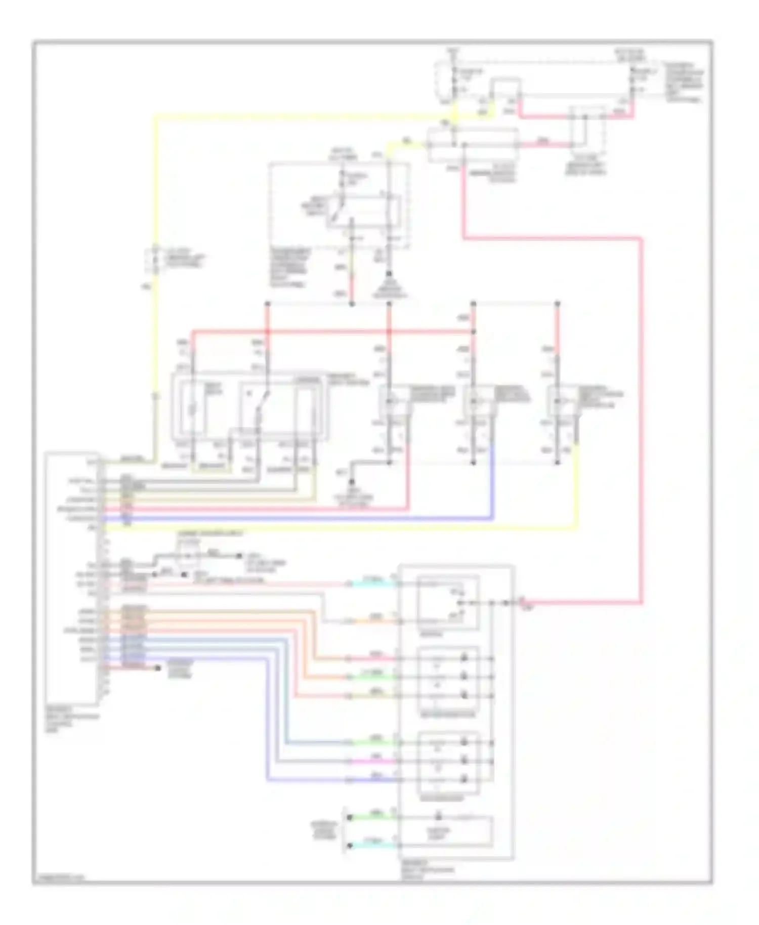 RL Acura II (2004-2008): Seat ventilation circuit, driver"s