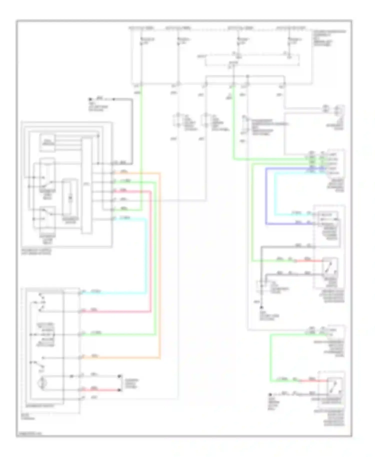 RL Acura II (2004-2008): Power top/sunroof circuit