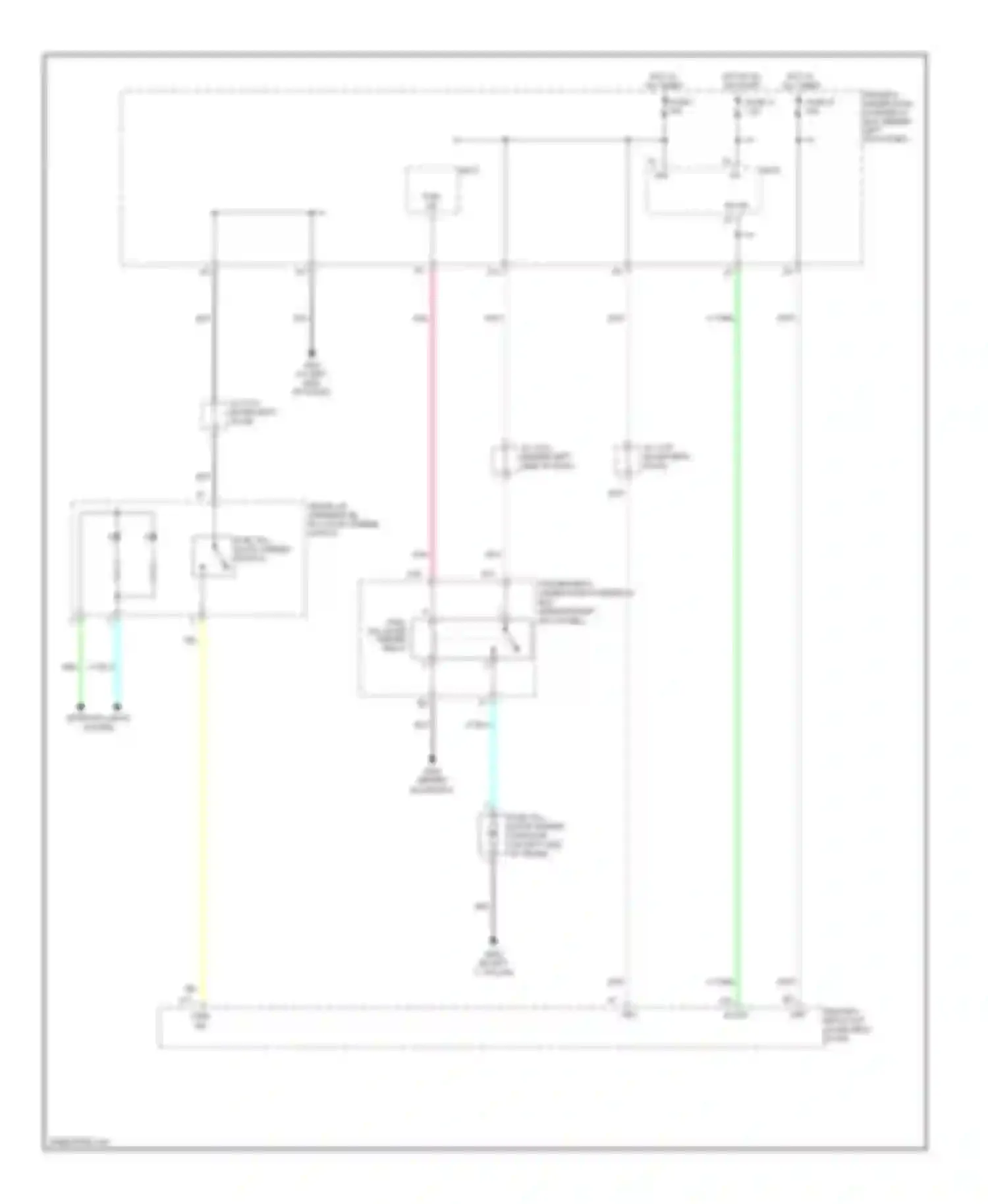 RL Acura II (2004-2008): Fuel door release circuit