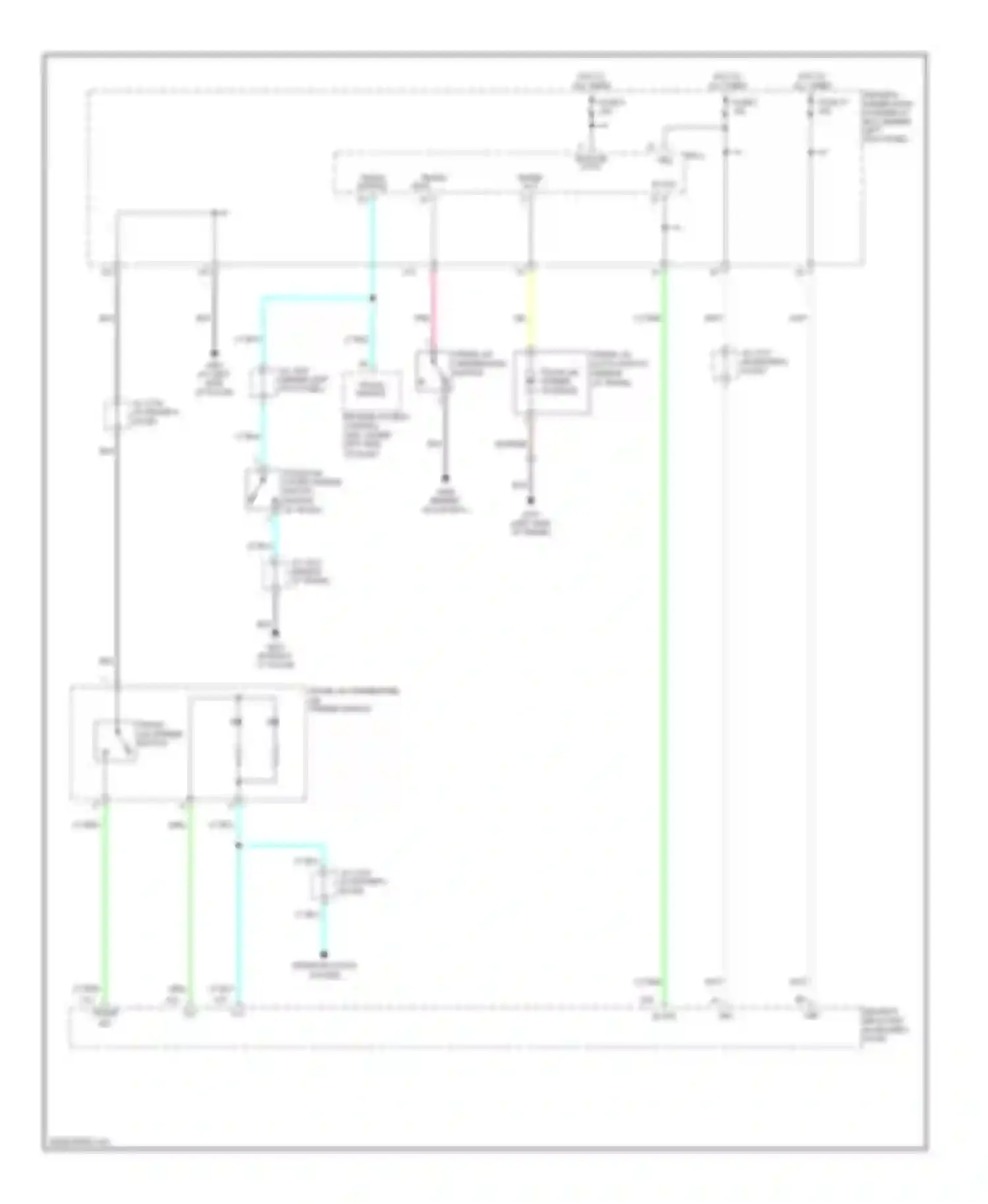 RL Acura II (2004-2008): Trunk release circuit