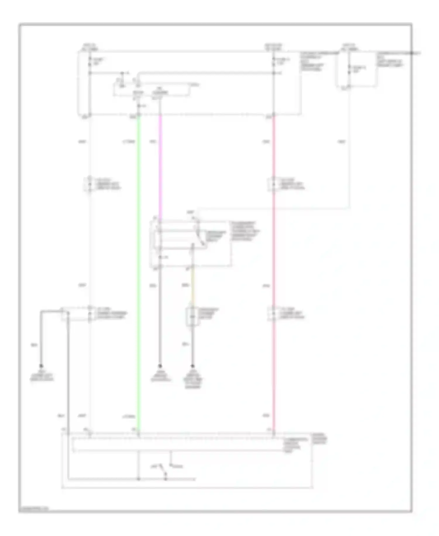 RL Acura II (2004-2008): Headlamp washer circuit