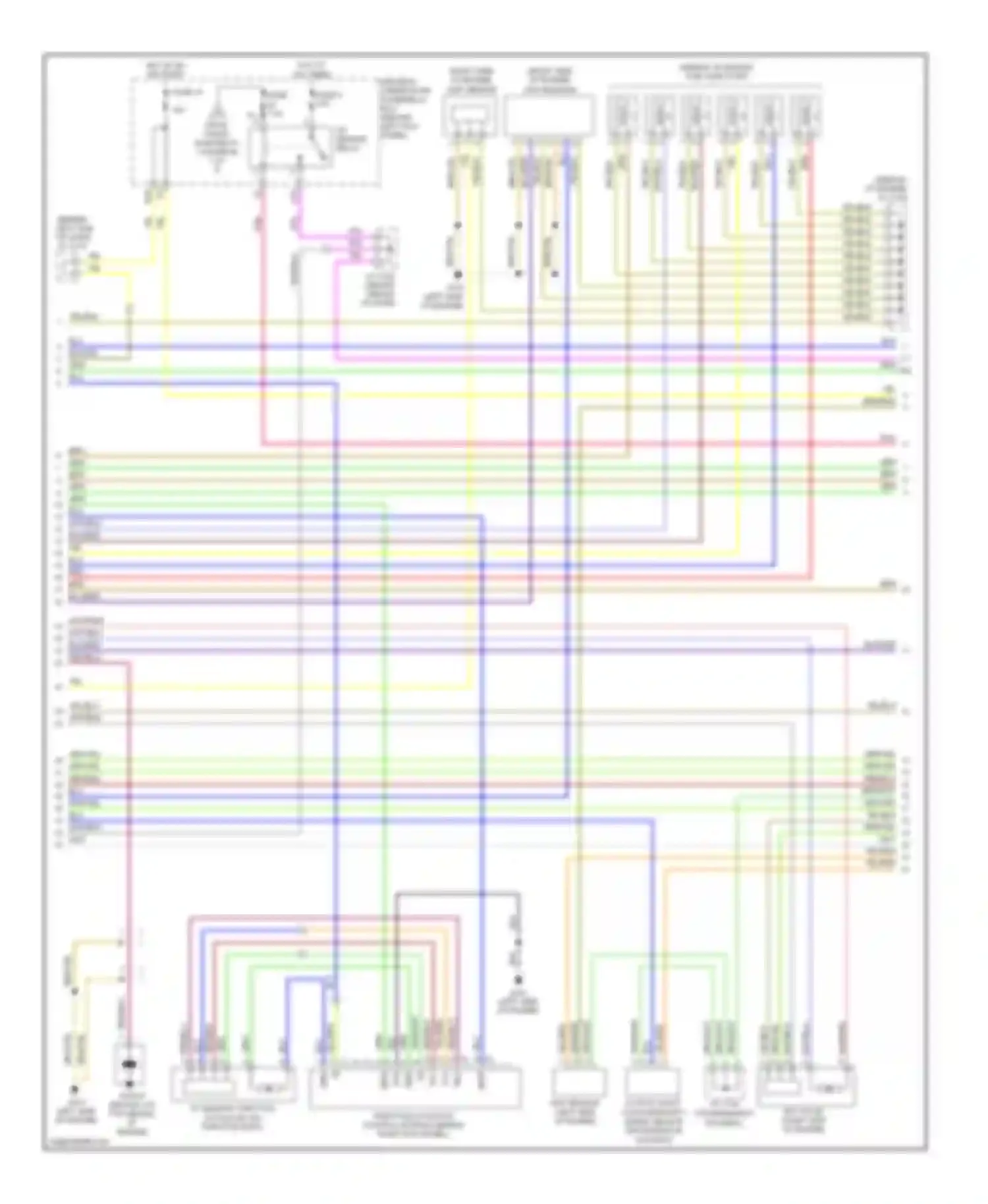 Wiring diagram a/f sensor relay for Acura RL II (2004-2008) (3 of 3)