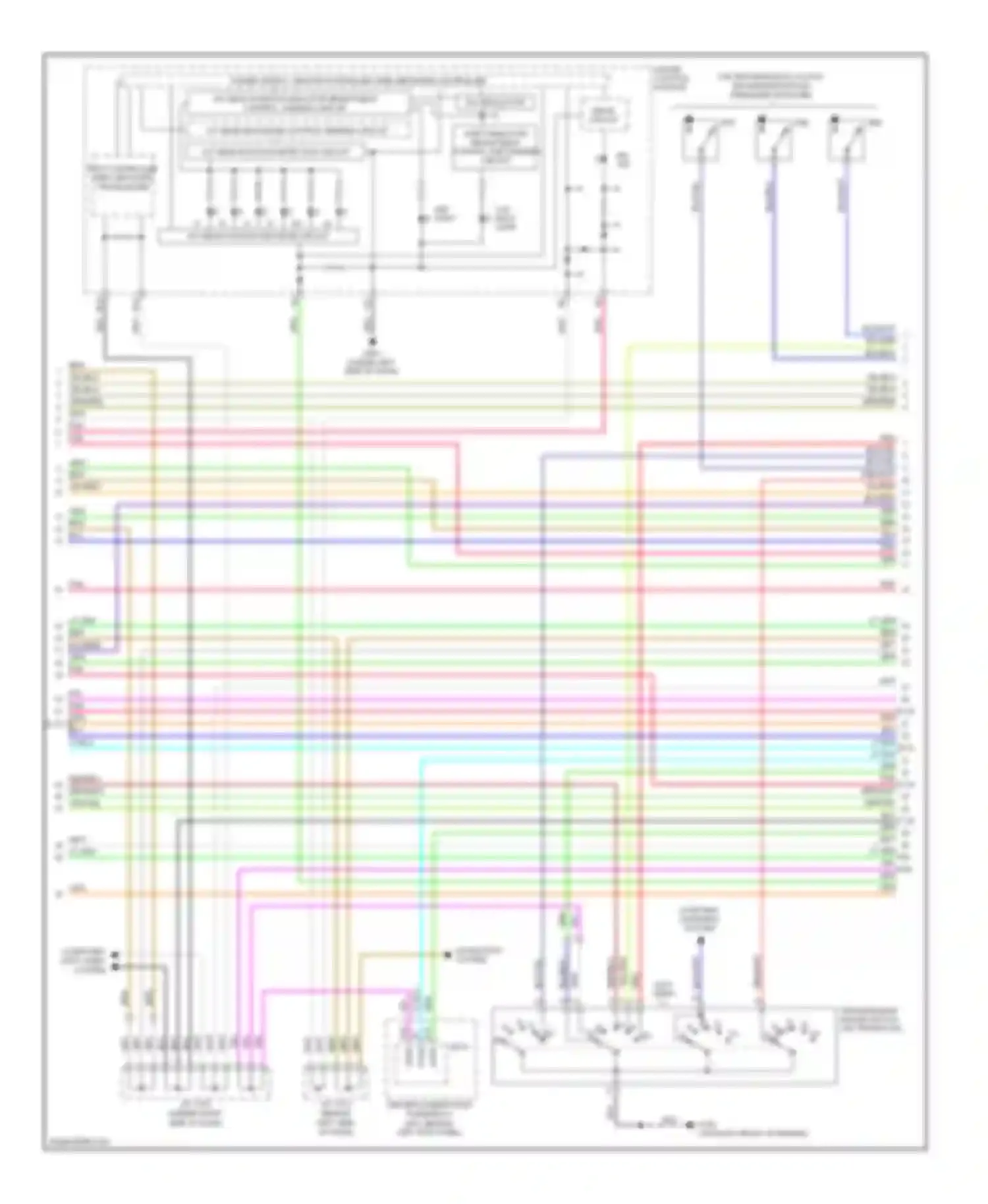 Wiring diagram a/t gear position ind drive circuit for Acura RL II (2004-2008) (1 of 2)