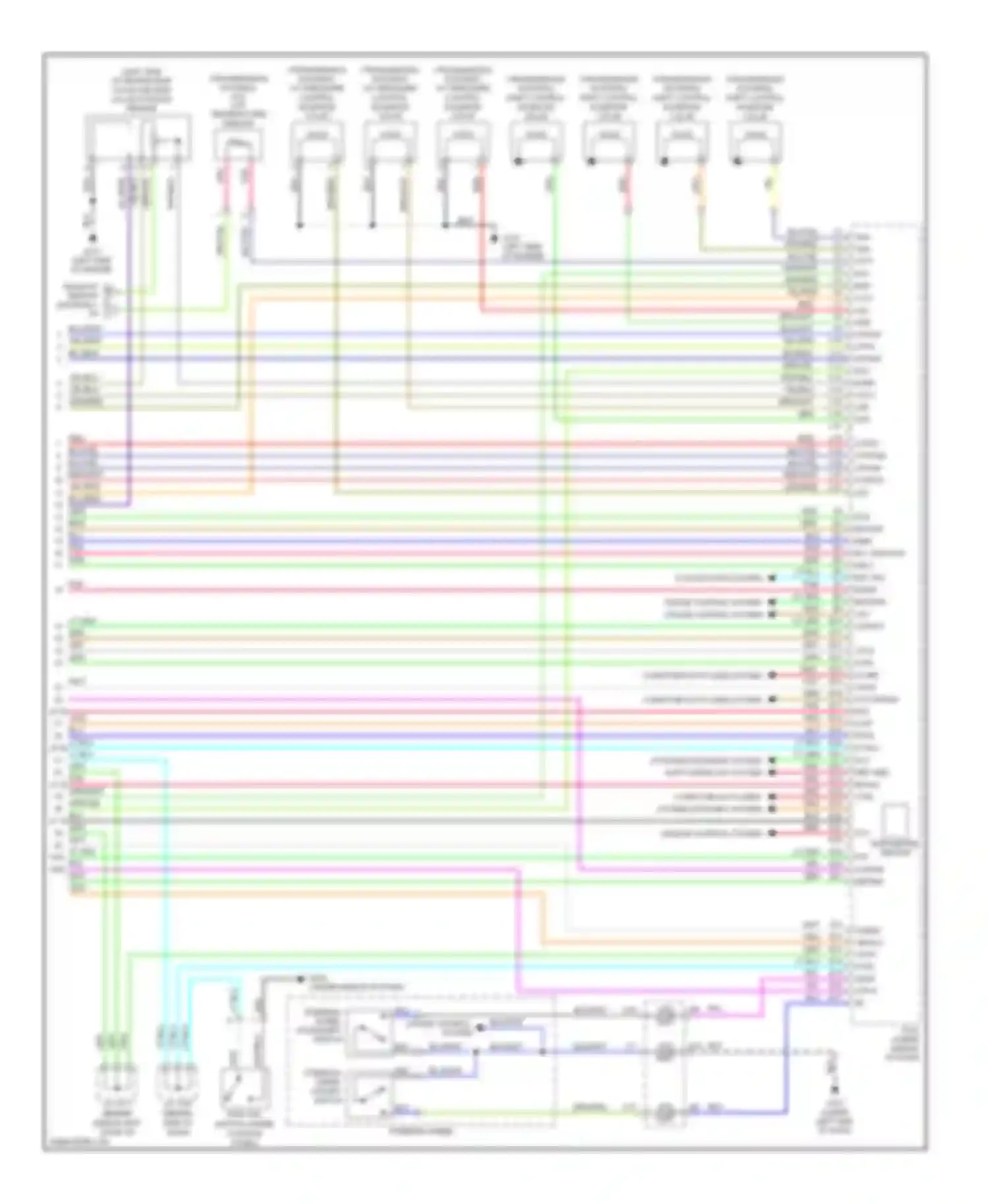 Wiring diagram atp-p p-pin sdnp atp-r sp for Acura RL II (2004-2008) (2 of 2)
