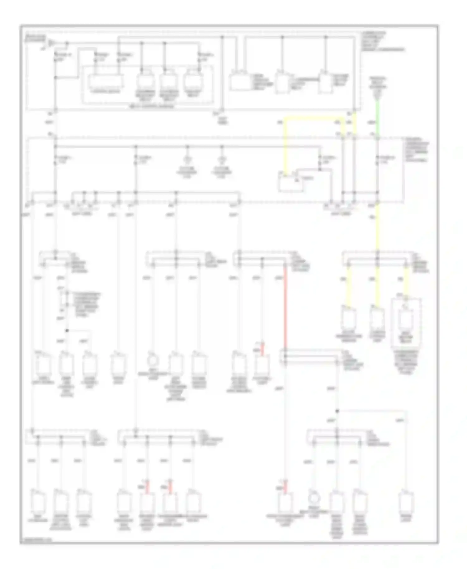 Wiring diagram fuse 15 for Acura RL II (2004-2008) (3 of 3)