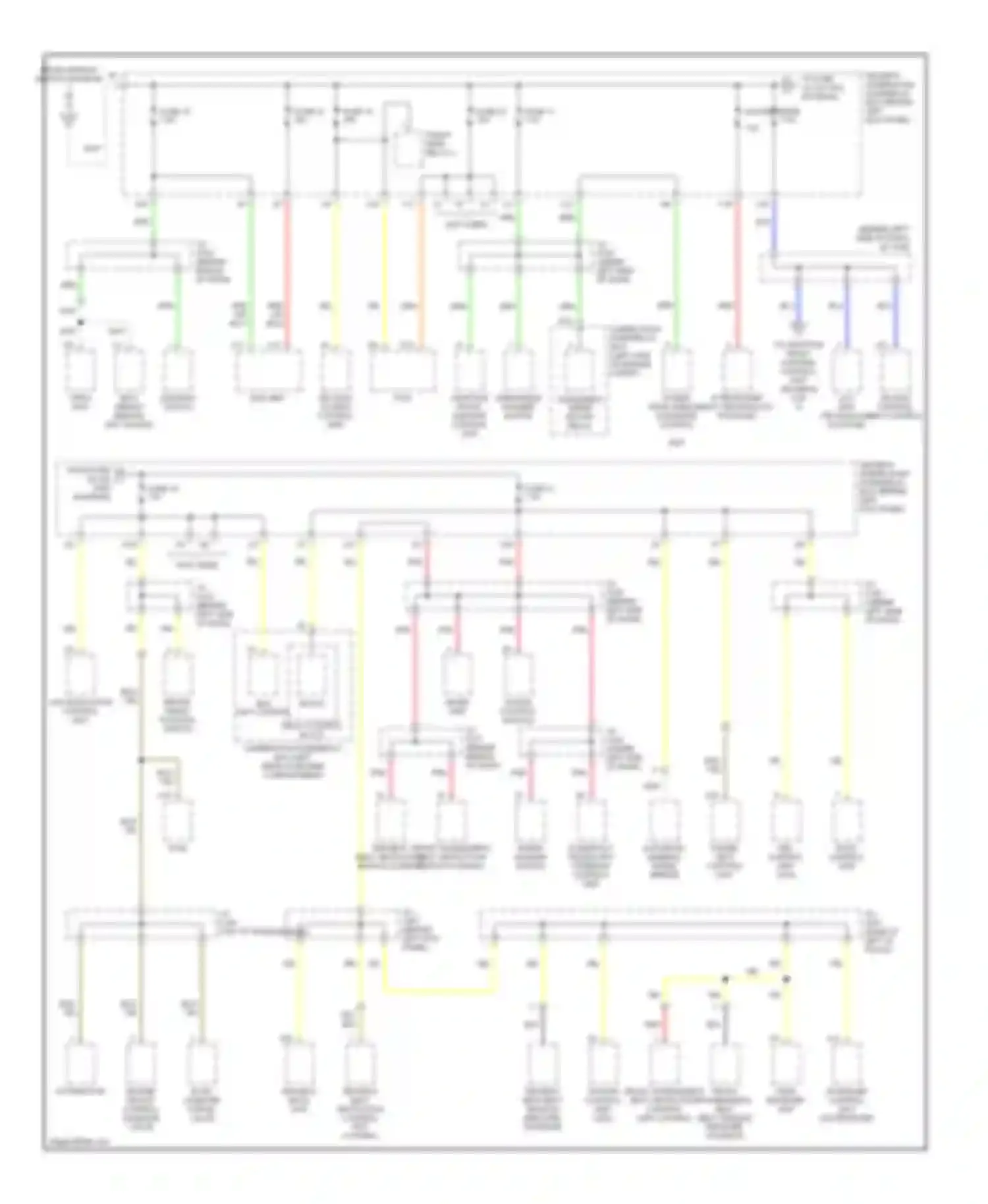 Wiring diagram fuse 19 for Acura RL II (2004-2008) (3 of 6)