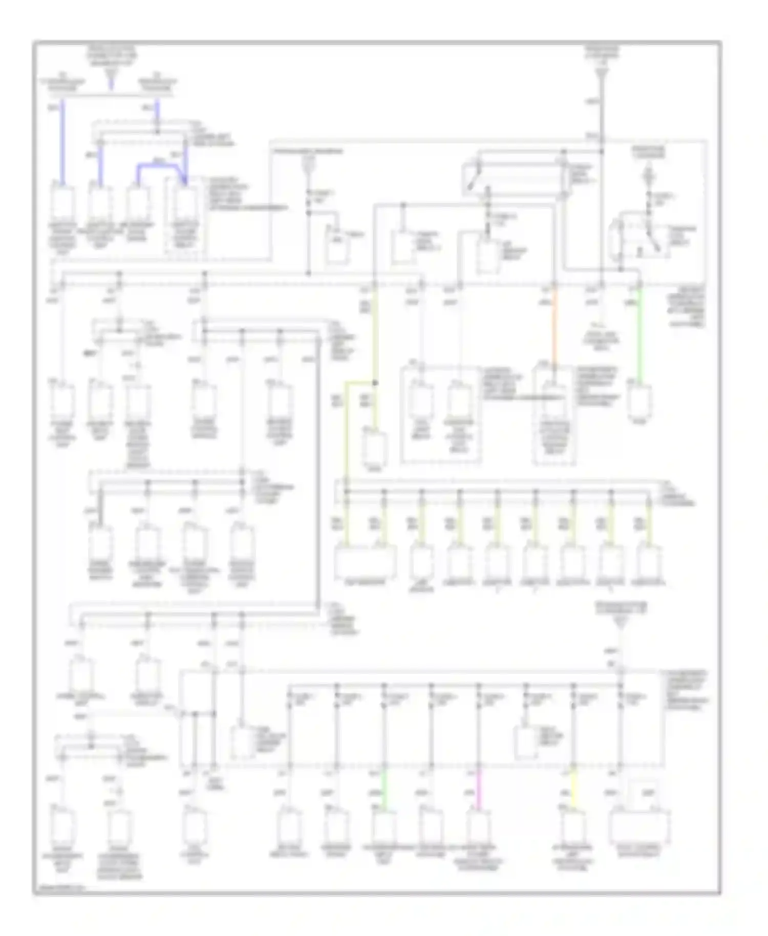 Wiring diagram fuse 2 for Acura RL II (2004-2008) (3 of 6)