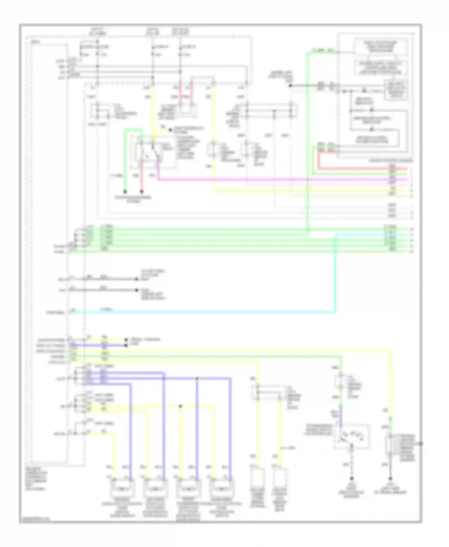 Wiring diagram fuse 7 fuse 8 for Acura RL II (2004-2008) (1 of 2)