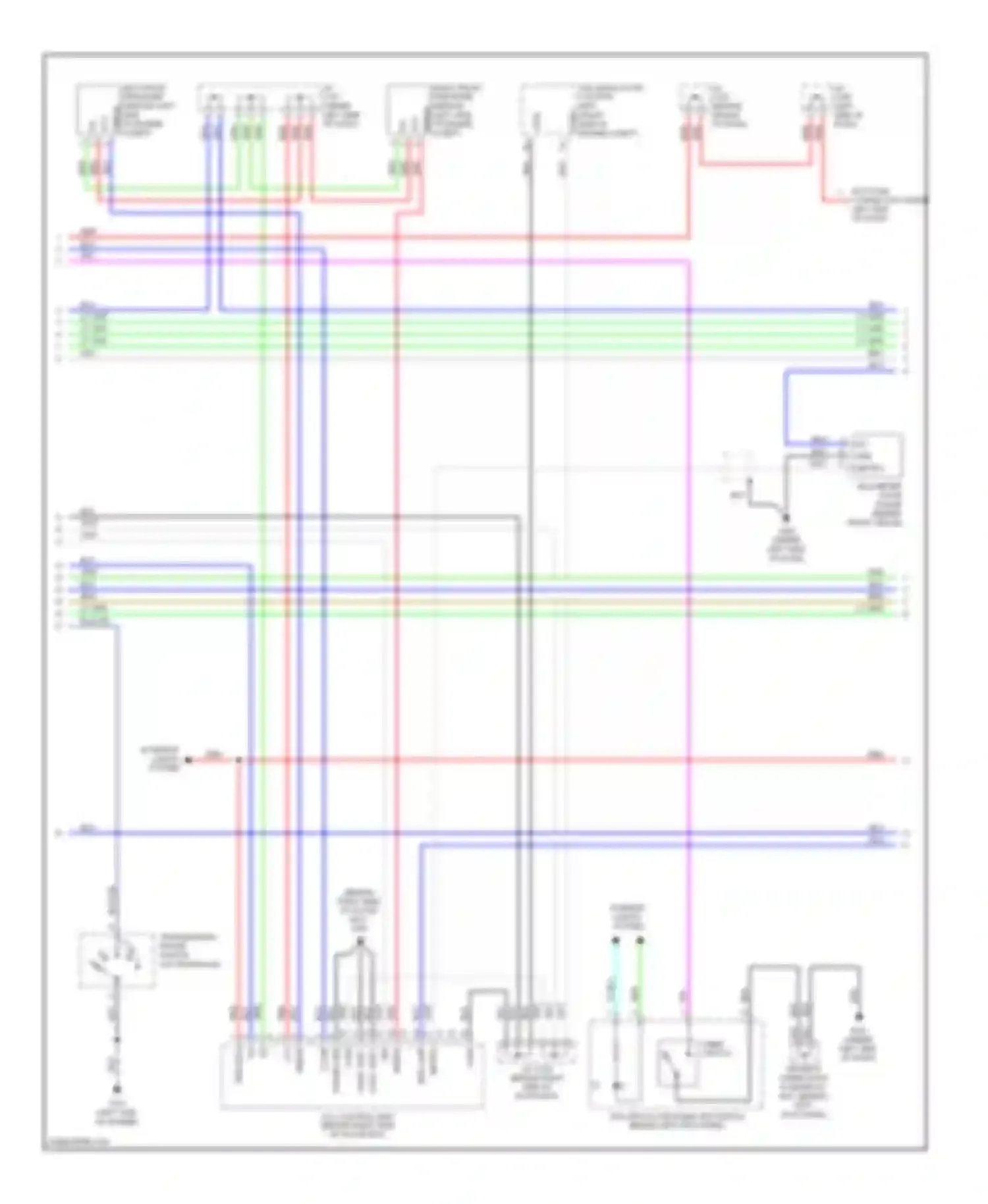 Wiring diagram gnd mr/trx for Acura RL II (2004-2008) (1 of 1)