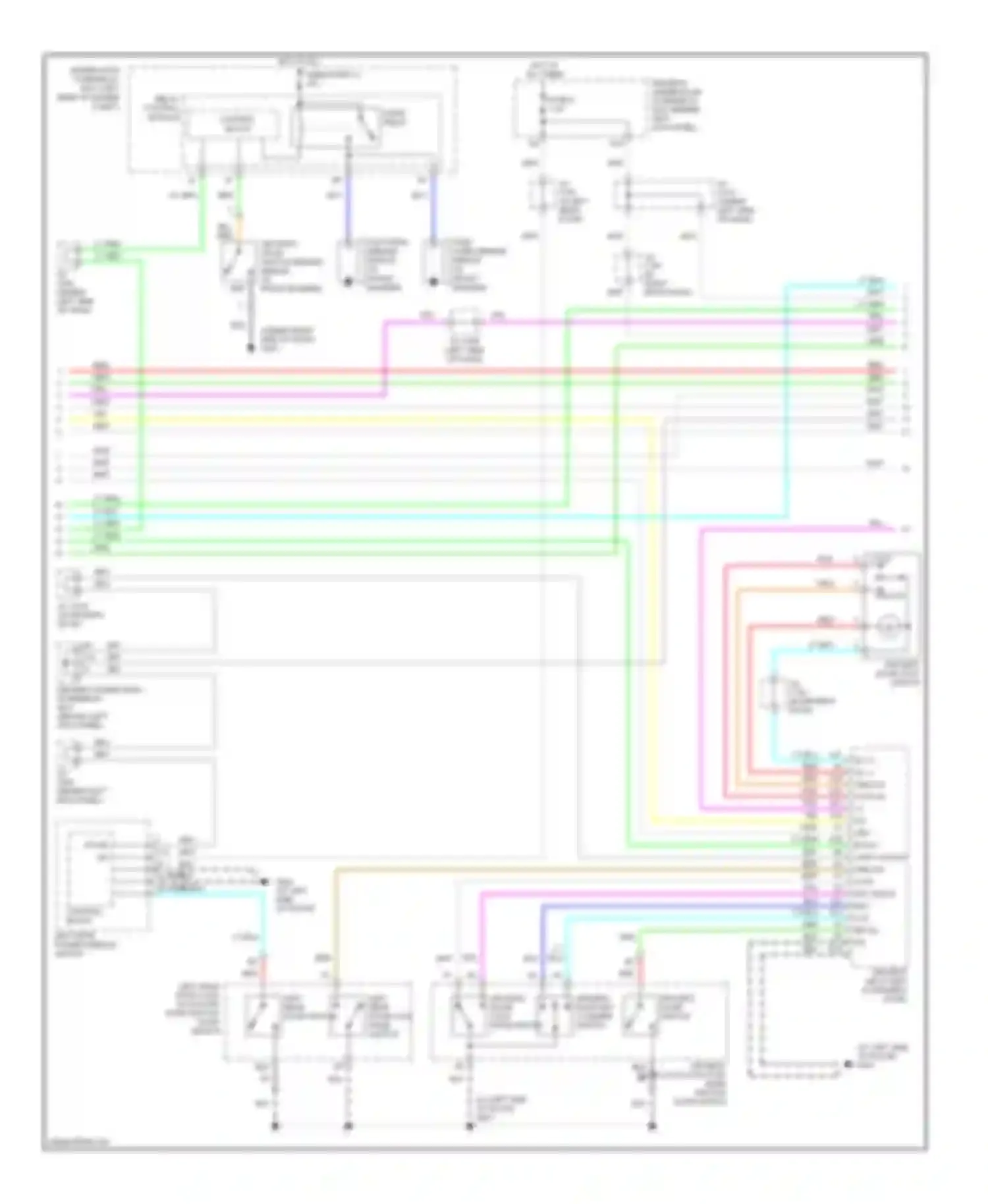Wiring diagram hot at all times for Acura RL II (2004-2008) (3 of 64)