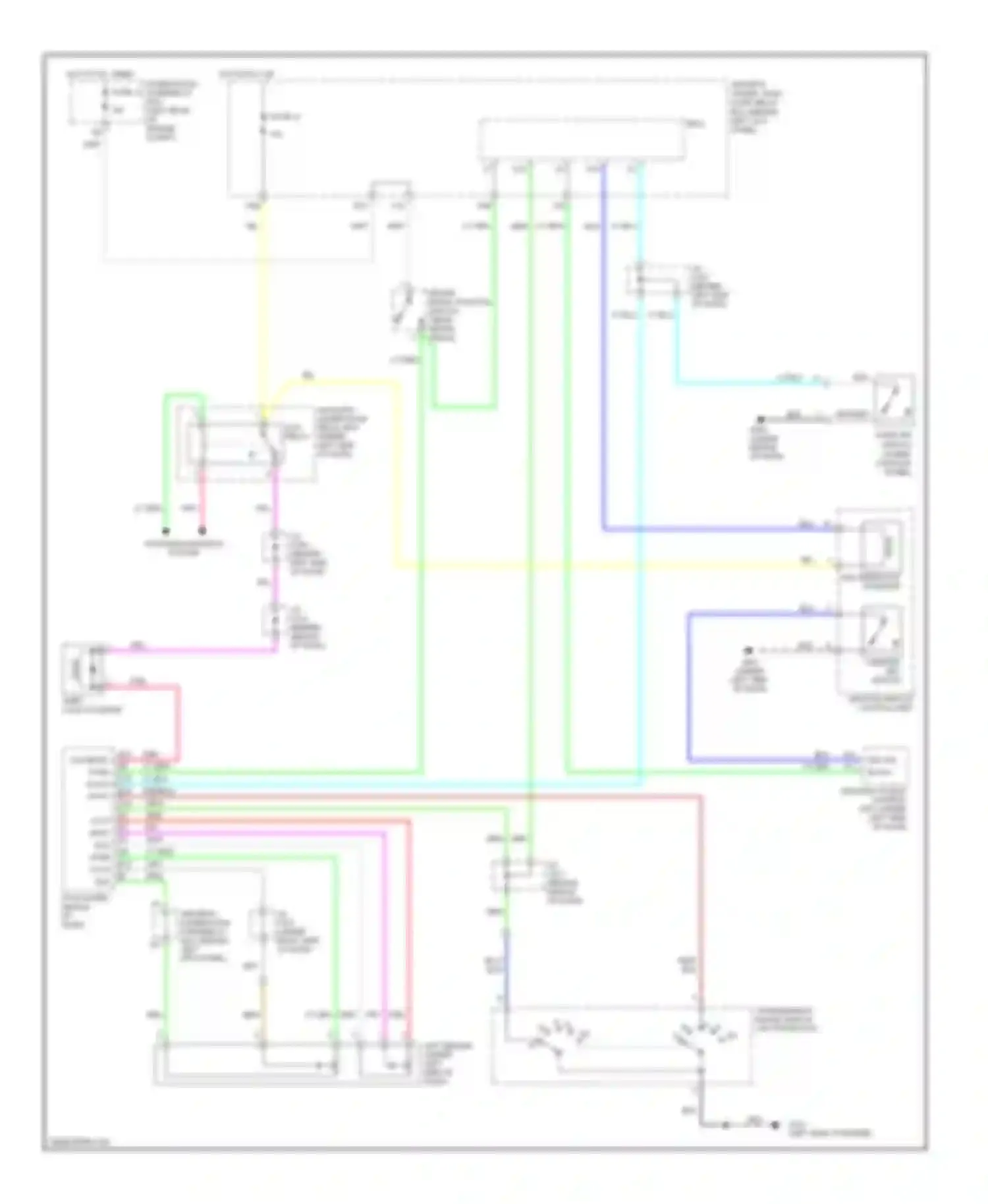 Wiring diagram hot in acc or on for Acura RL II (2004-2008) (6 of 6)