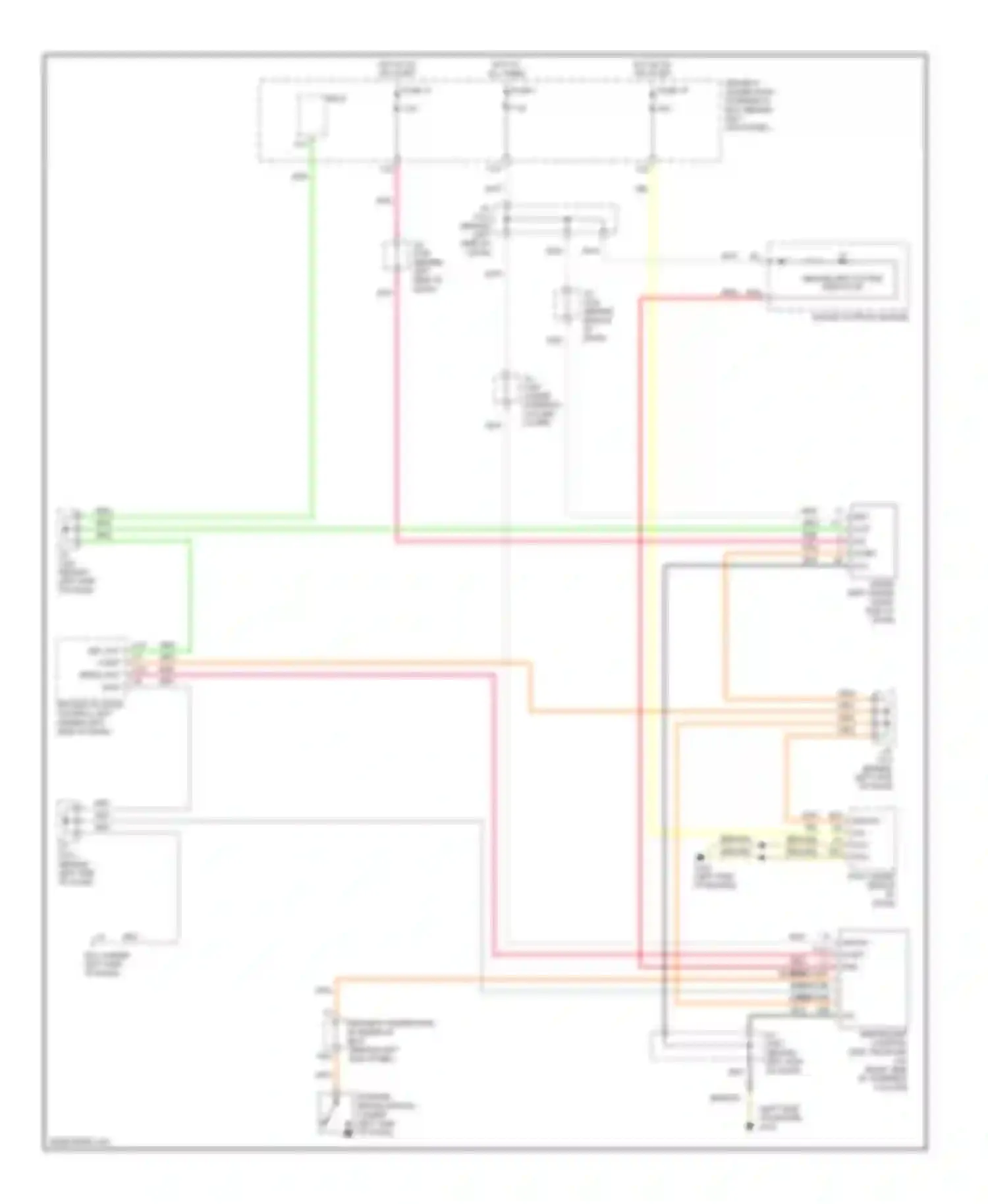 Wiring diagram immobilizer system indicator for Acura RL II (2004-2008) (2 of 3)