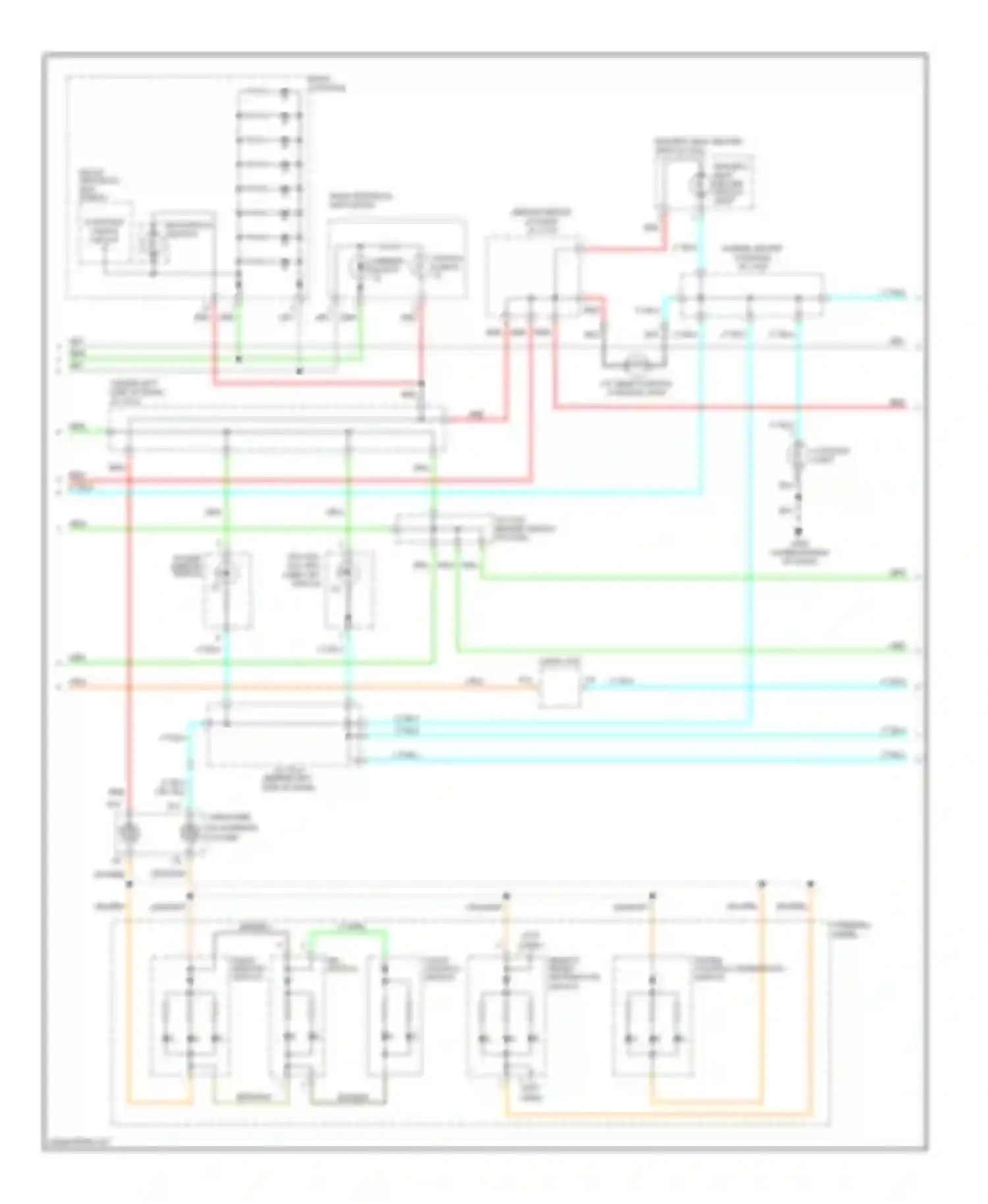 Wiring diagram information switch for Acura RL II (2004-2008) (1 of 1)