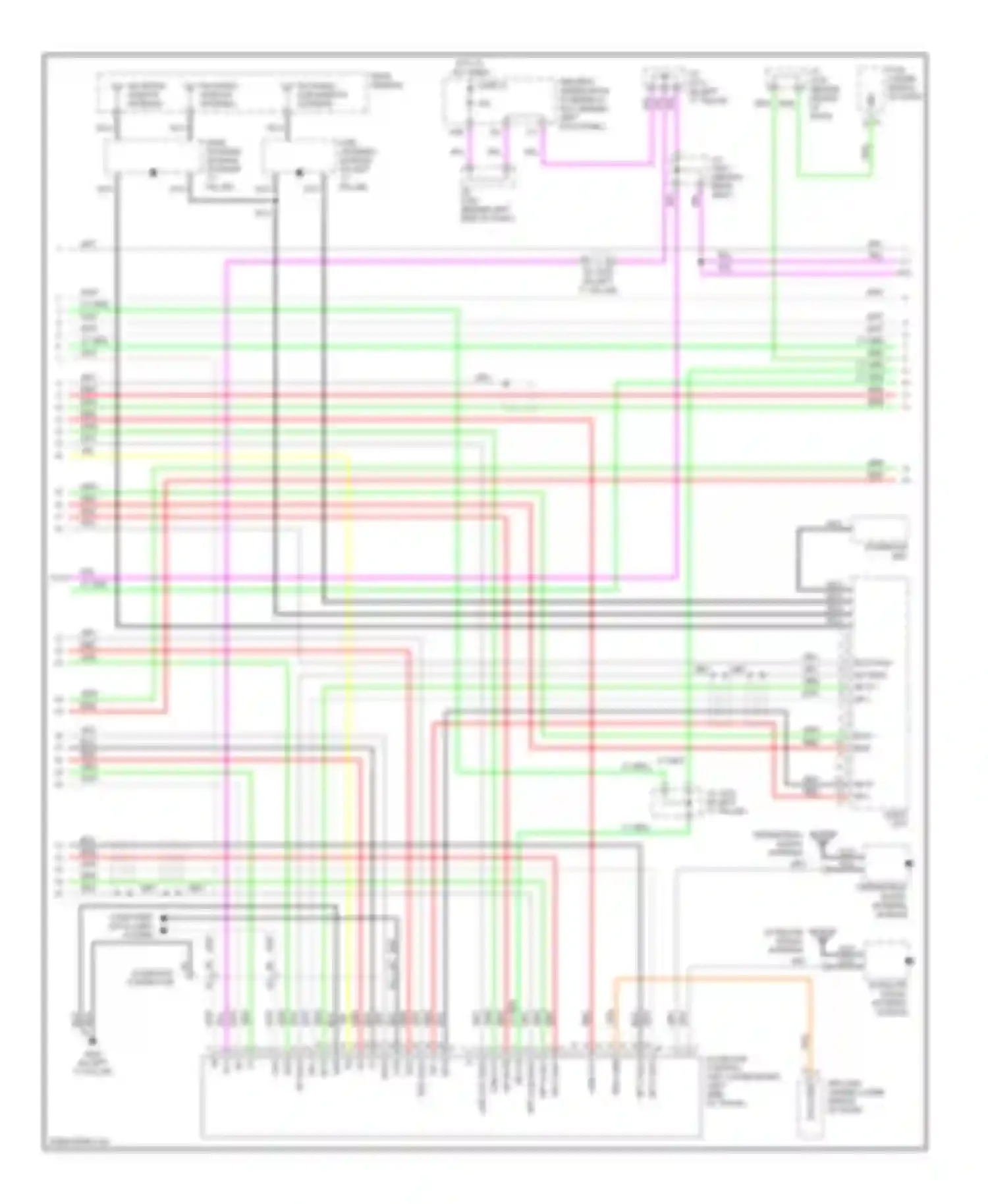 Wiring diagram line out shld for Acura RL II (2004-2008) (1 of 1)