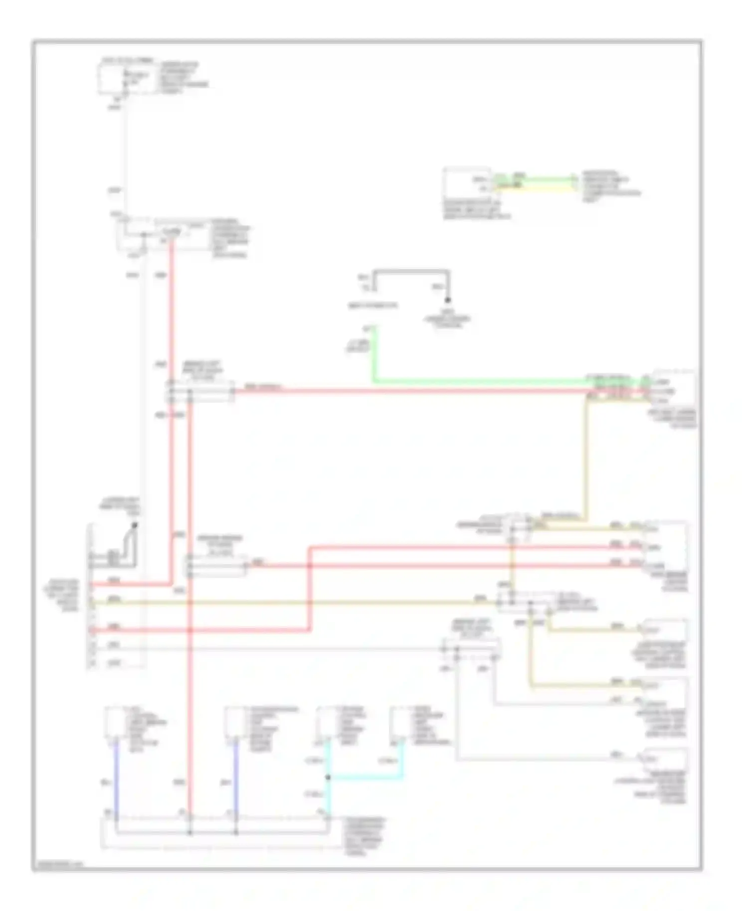 Wiring diagram mes connector for Acura RL II (2004-2008) (1 of 2)