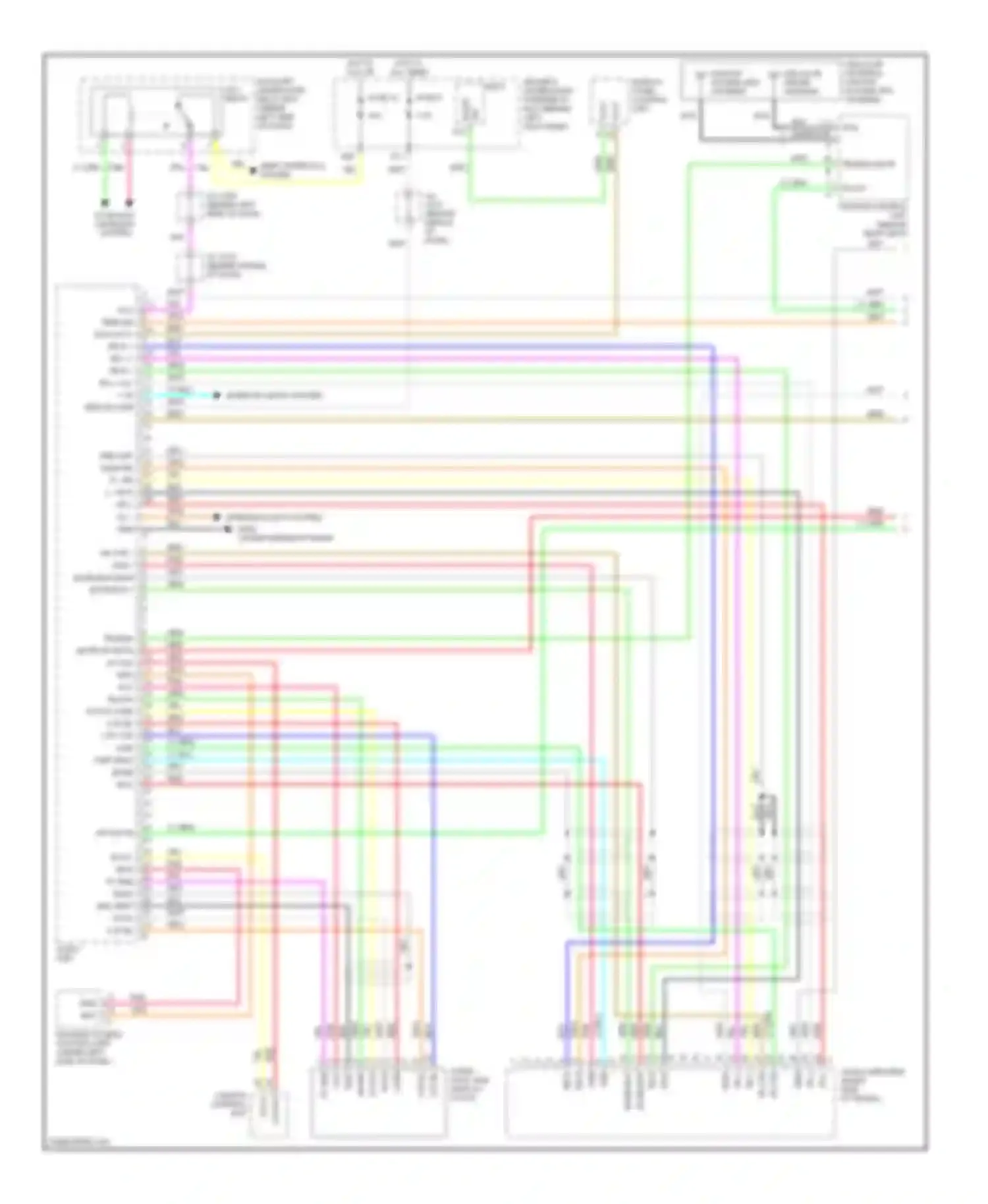 Wiring diagram nca for Acura RL II (2004-2008) (13 of 14)