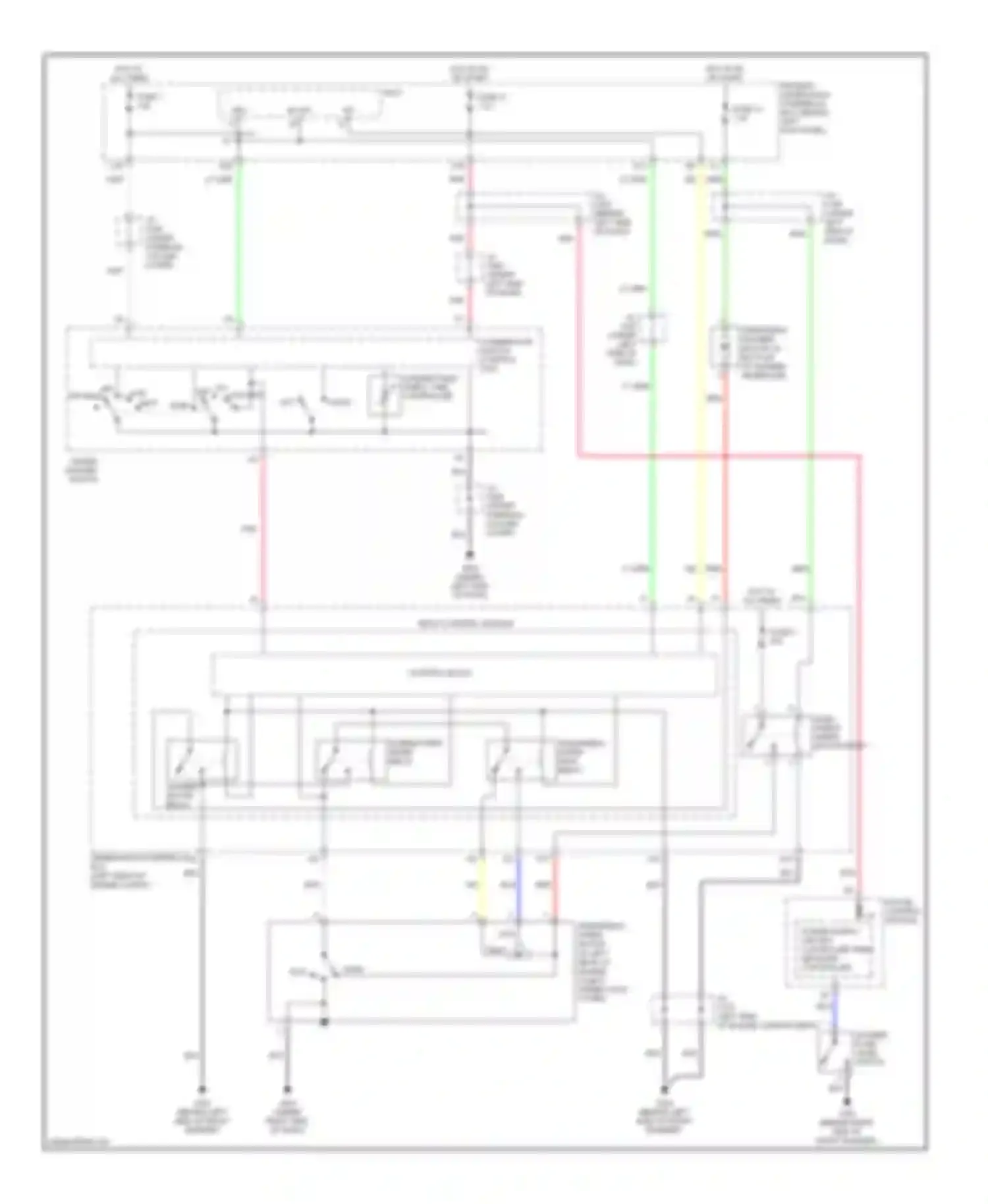 Wiring diagram red for Acura RL II (2004-2008) (81 of 89)