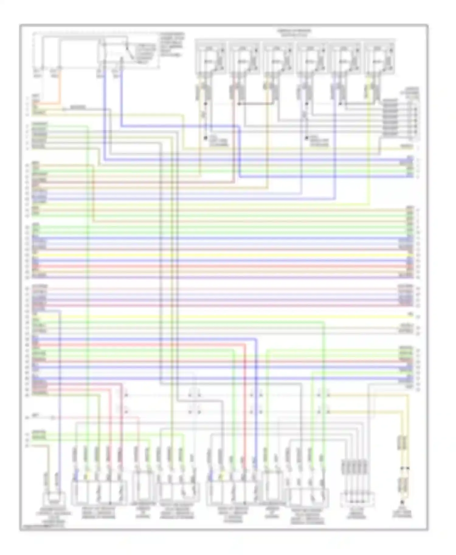 Wiring diagram red/blu for Acura RL II (2004-2008) (7 of 8)