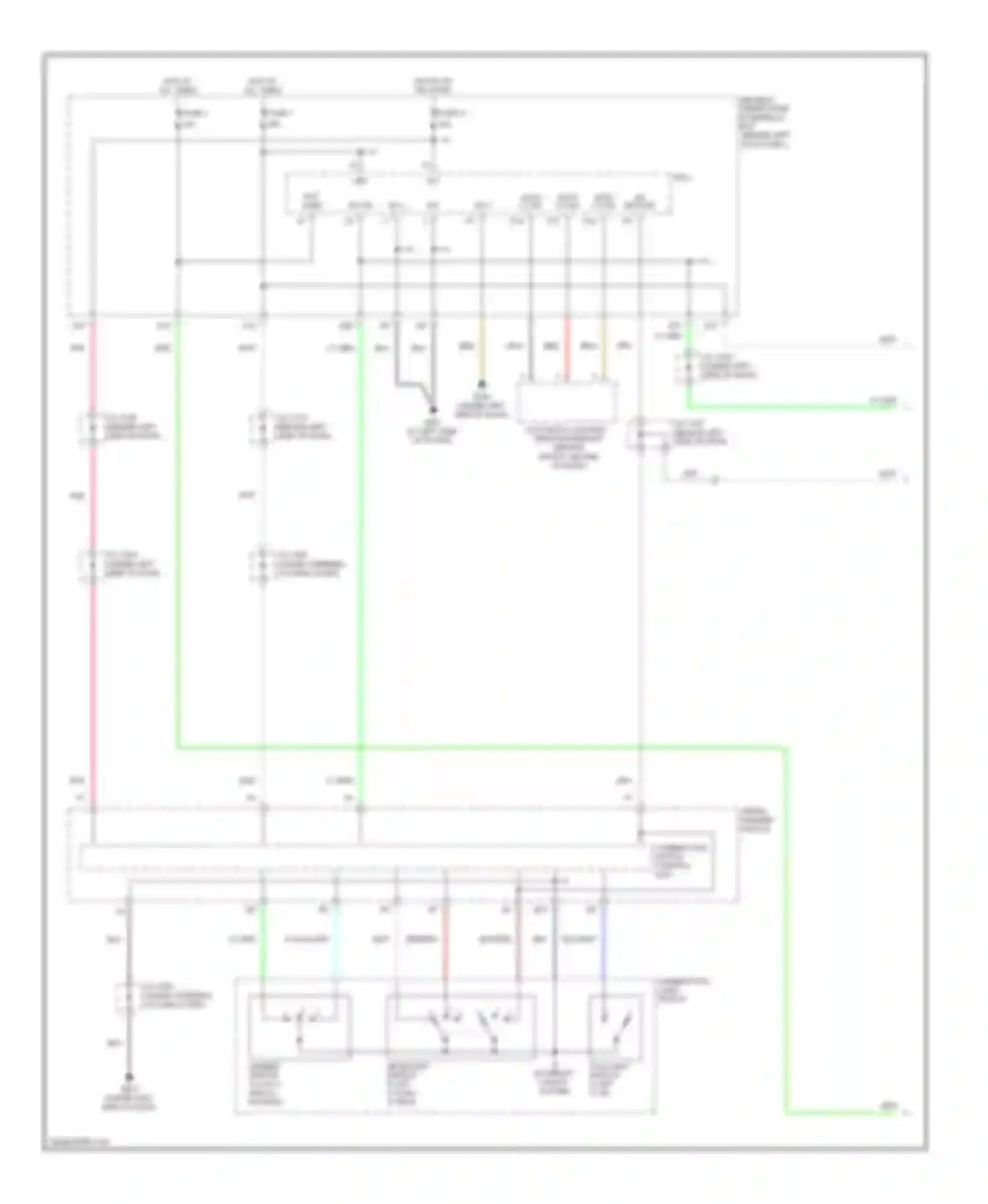 Wiring diagram sg-1 for Acura RL II (2004-2008) (1 of 3)