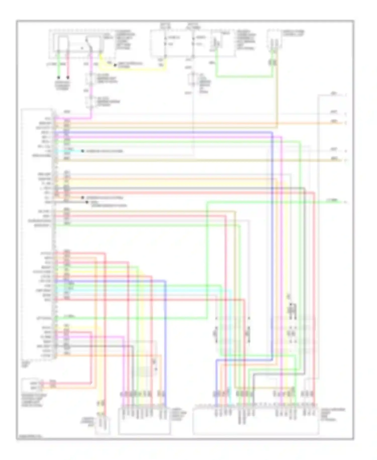 Wiring diagram shift interlock system for Acura RL II (2004-2008) (4 of 5)