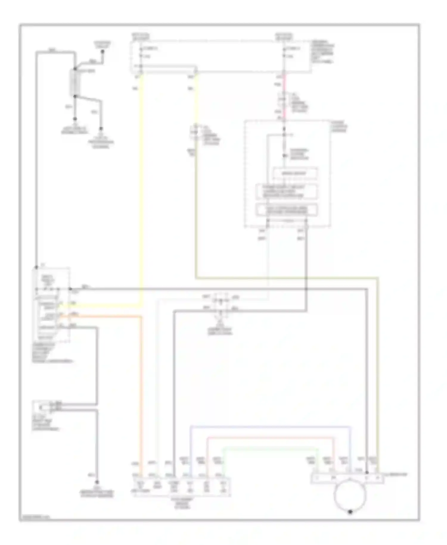 Wiring diagram starting circuit for Acura RL II (2004-2008) (1 of 1)