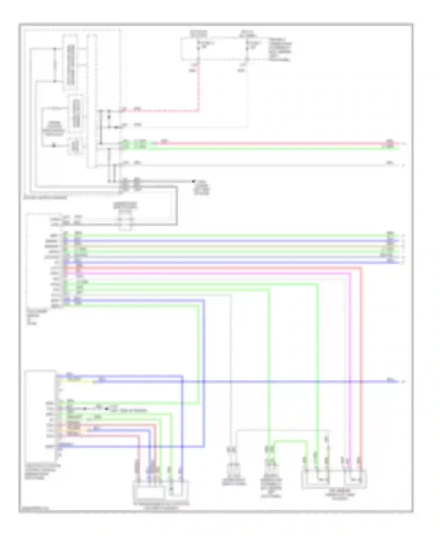 Wiring diagram yel/grn for Acura RL II (2004-2008) (1 of 11)
