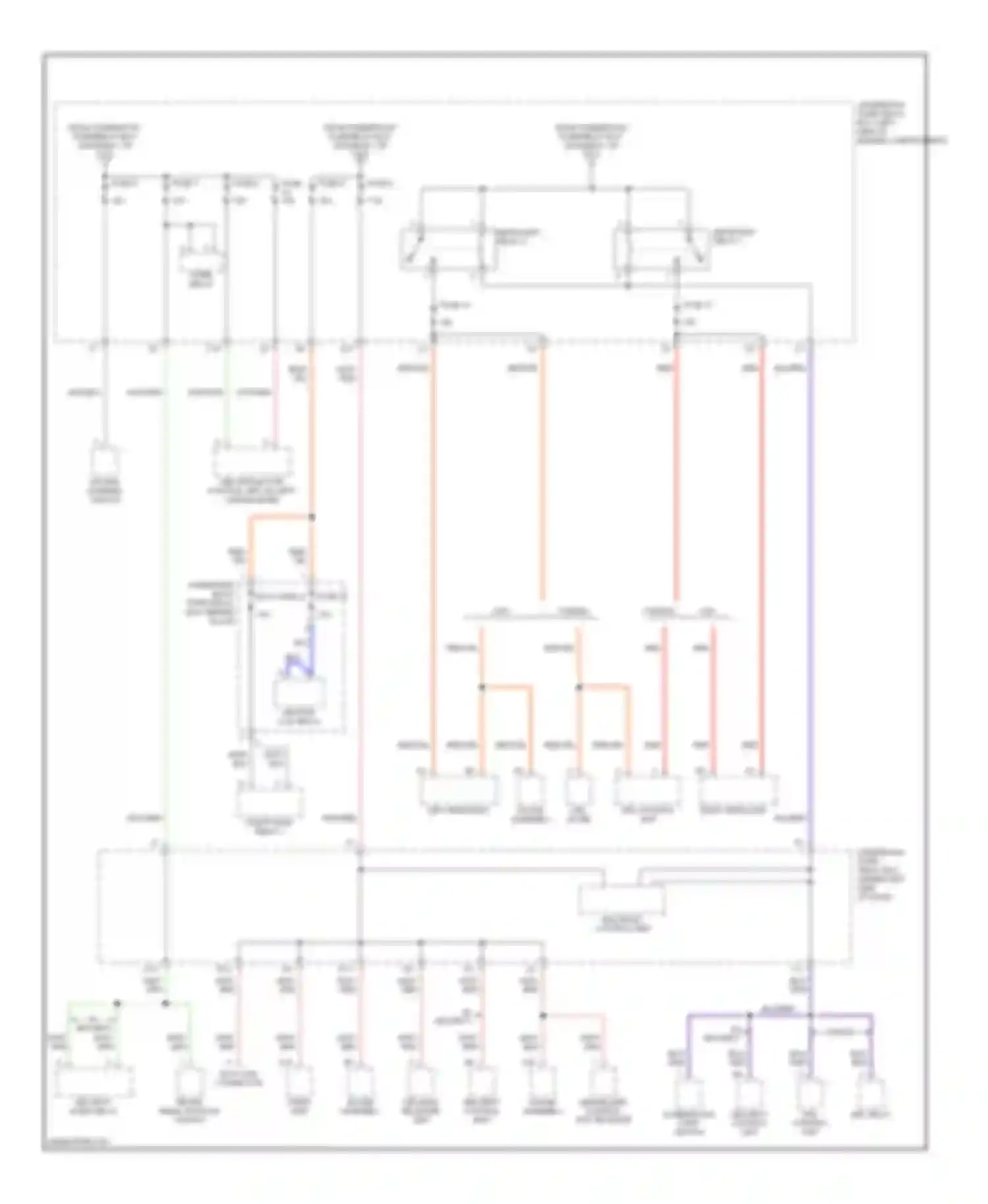 RSX Acura I facelift (2004-2006): Power distribution circuit (2 of 4)