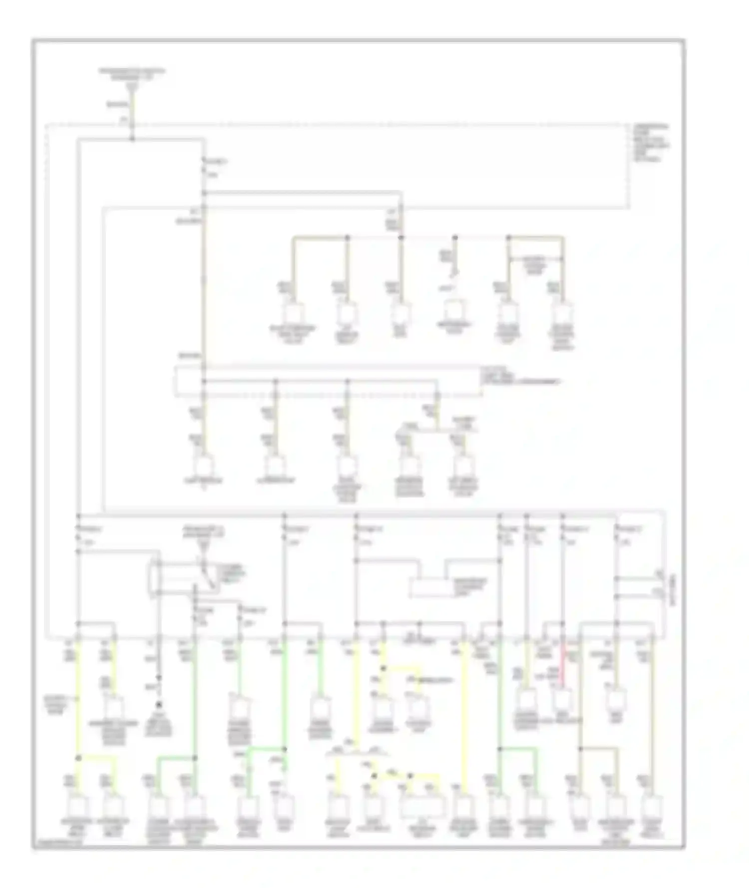 RSX Acura I facelift (2004-2006): Power distribution circuit (3 of 4)