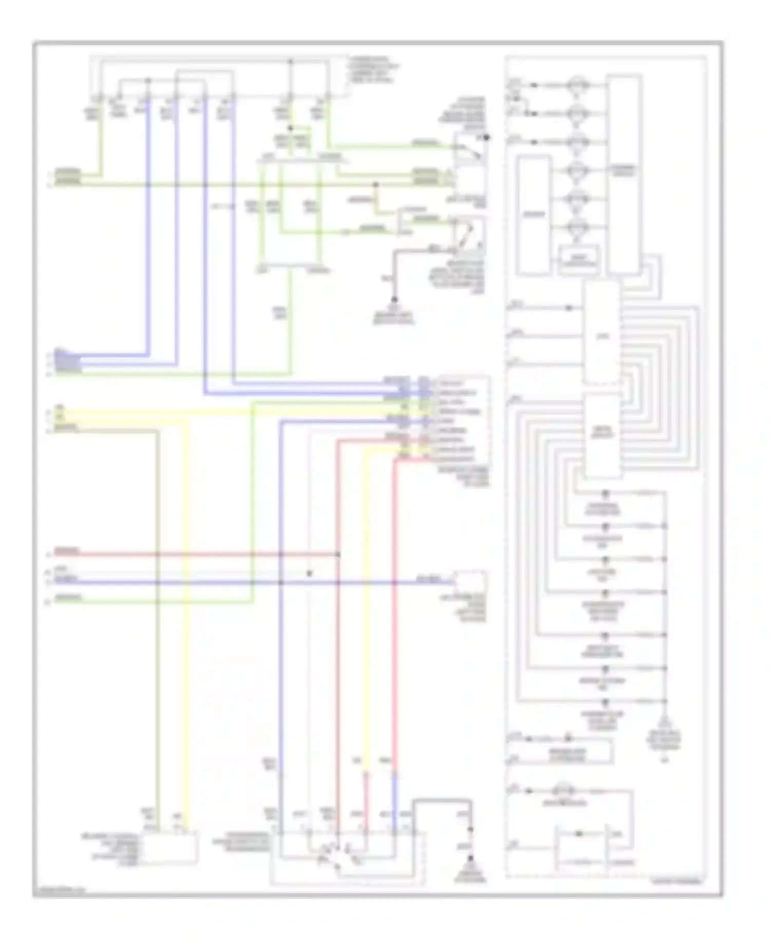 Wiring diagram drive circuit for Acura RSX I facelift (2004-2006) (1 of 1)