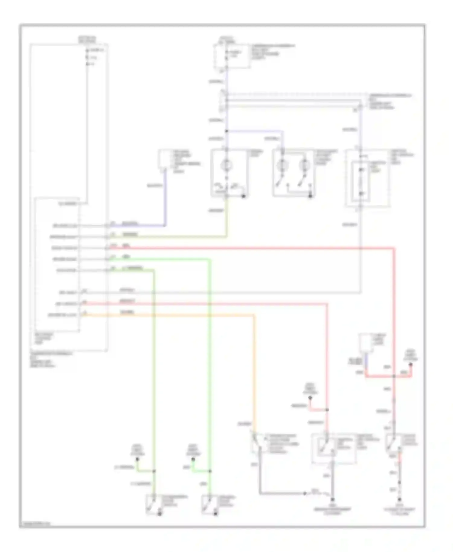 Wiring diagram fuse 10 for Acura RSX I facelift (2004-2006) (5 of 16)