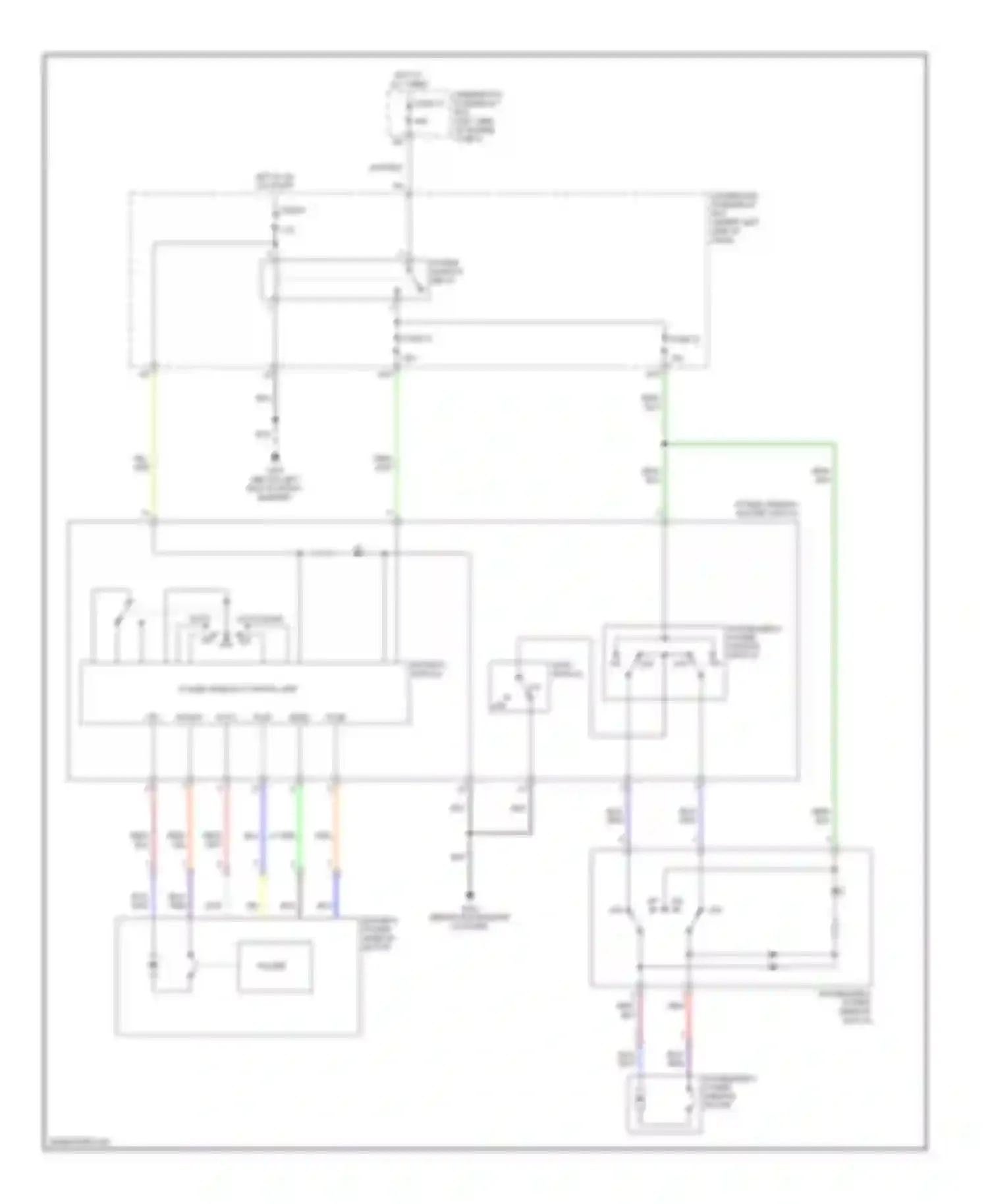 Wiring diagram fuse 6 for Acura RSX I facelift (2004-2006) (3 of 3)