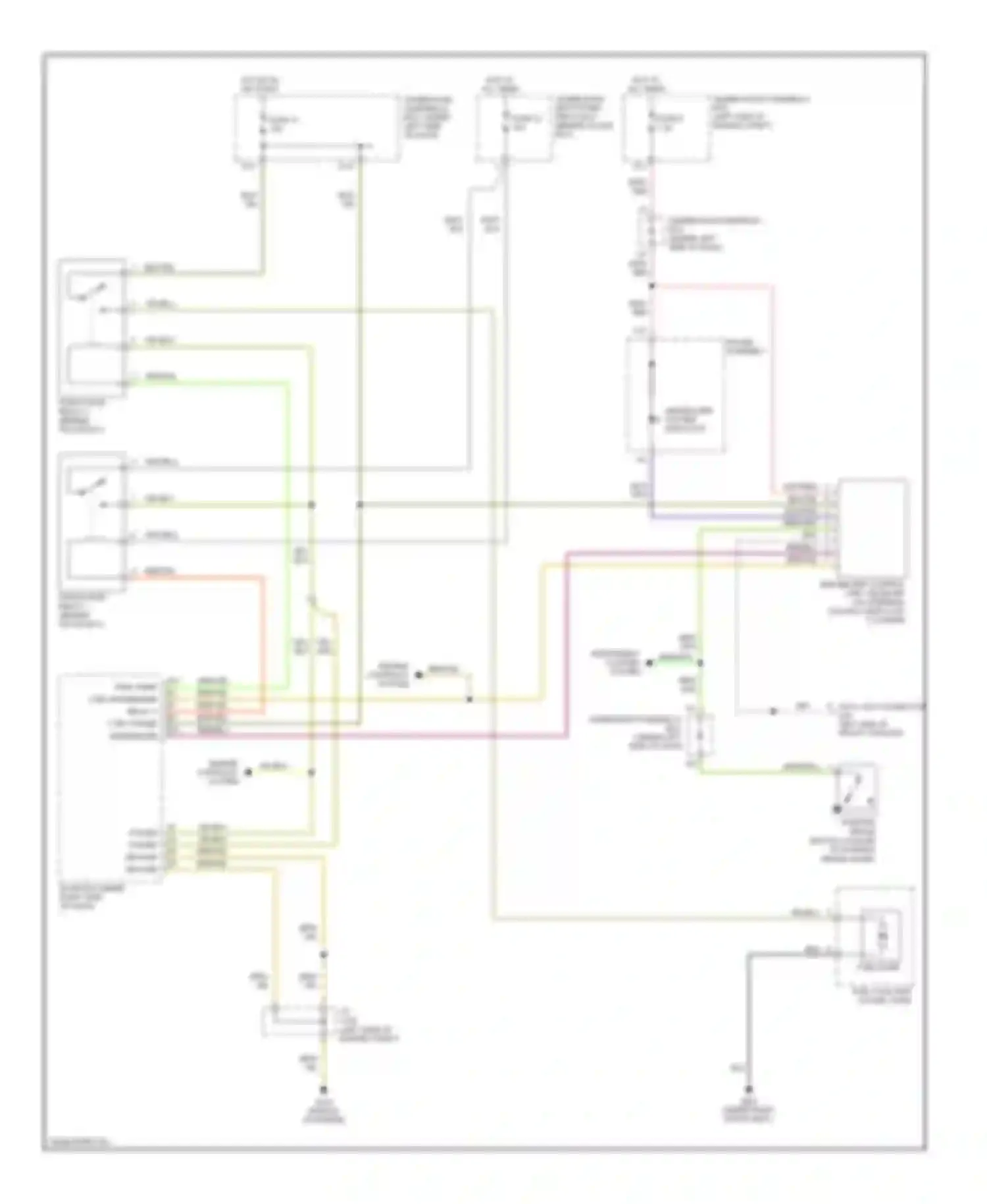 Wiring diagram grn/org for Acura RSX I facelift (2004-2006) (4 of 8)