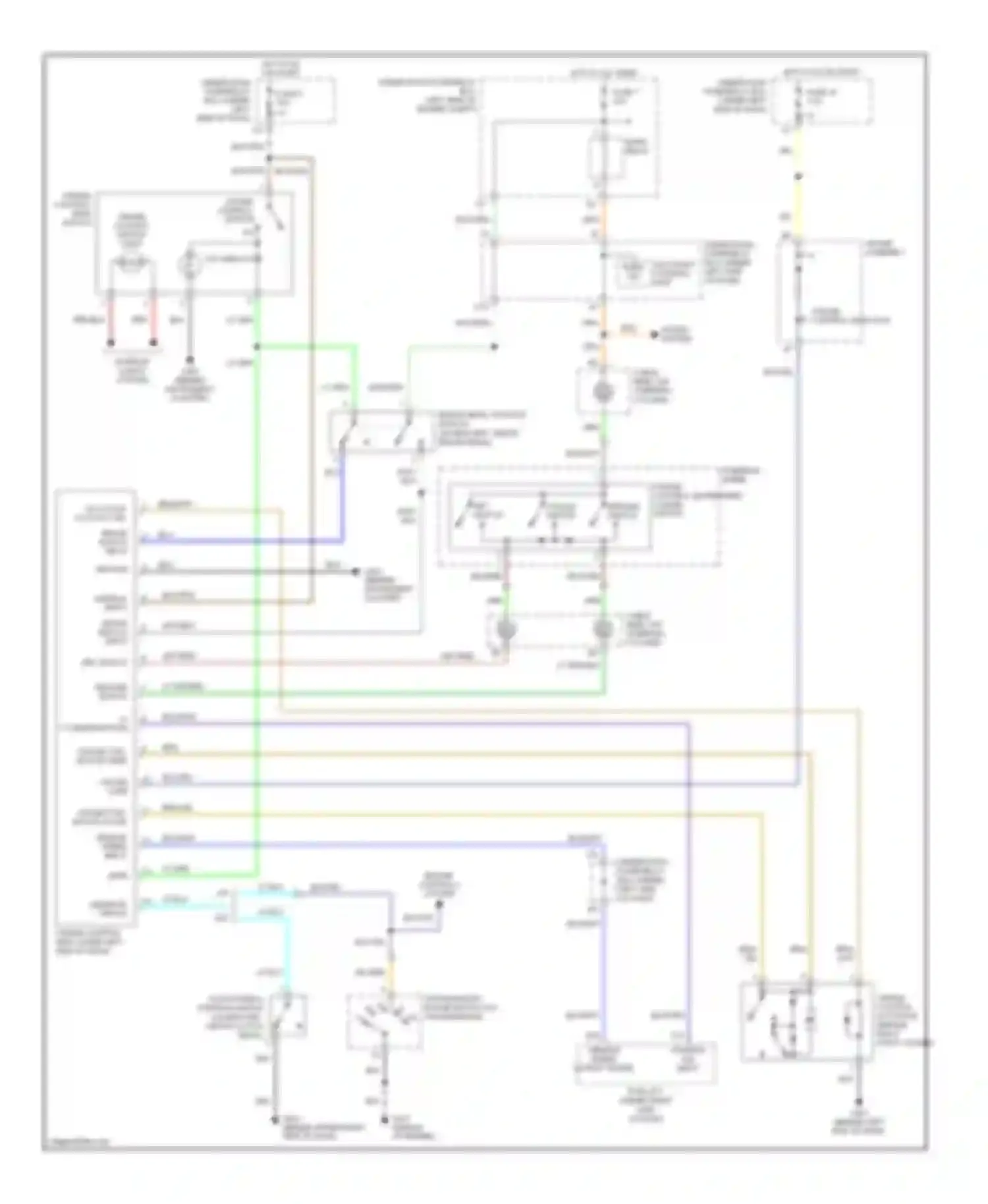 Wiring diagram hot at all times for Acura RSX I facelift (2004-2006) (6 of 30)
