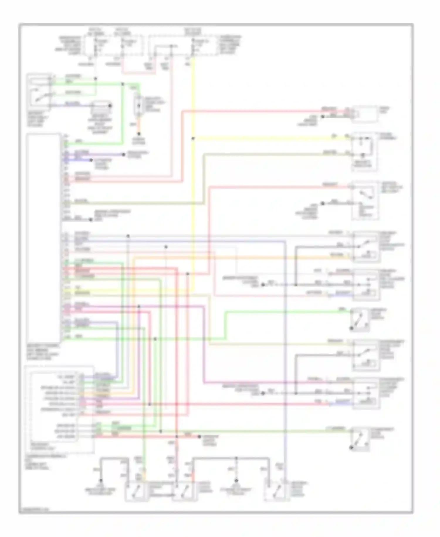 Wiring diagram pnk for Acura RSX I facelift (2004-2006) (1 of 13)