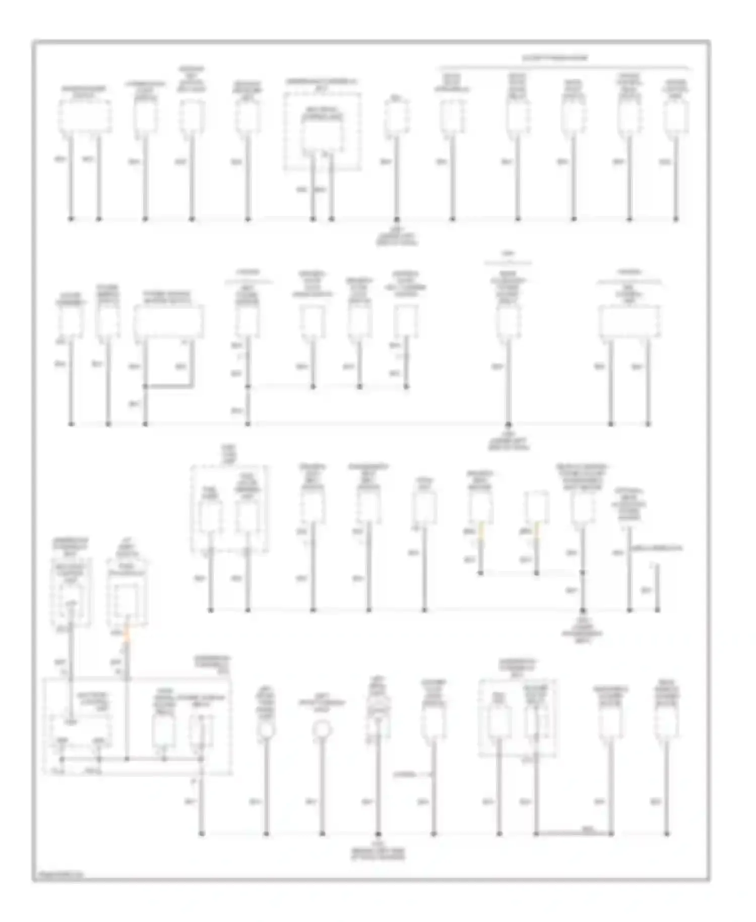 RSX Acura I (2001-2004): Ground distribution circuit (2 of 3)