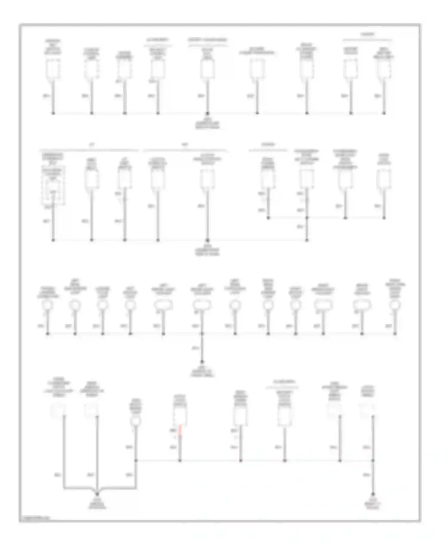 RSX Acura I (2001-2004): Ground distribution circuit (3 of 3)