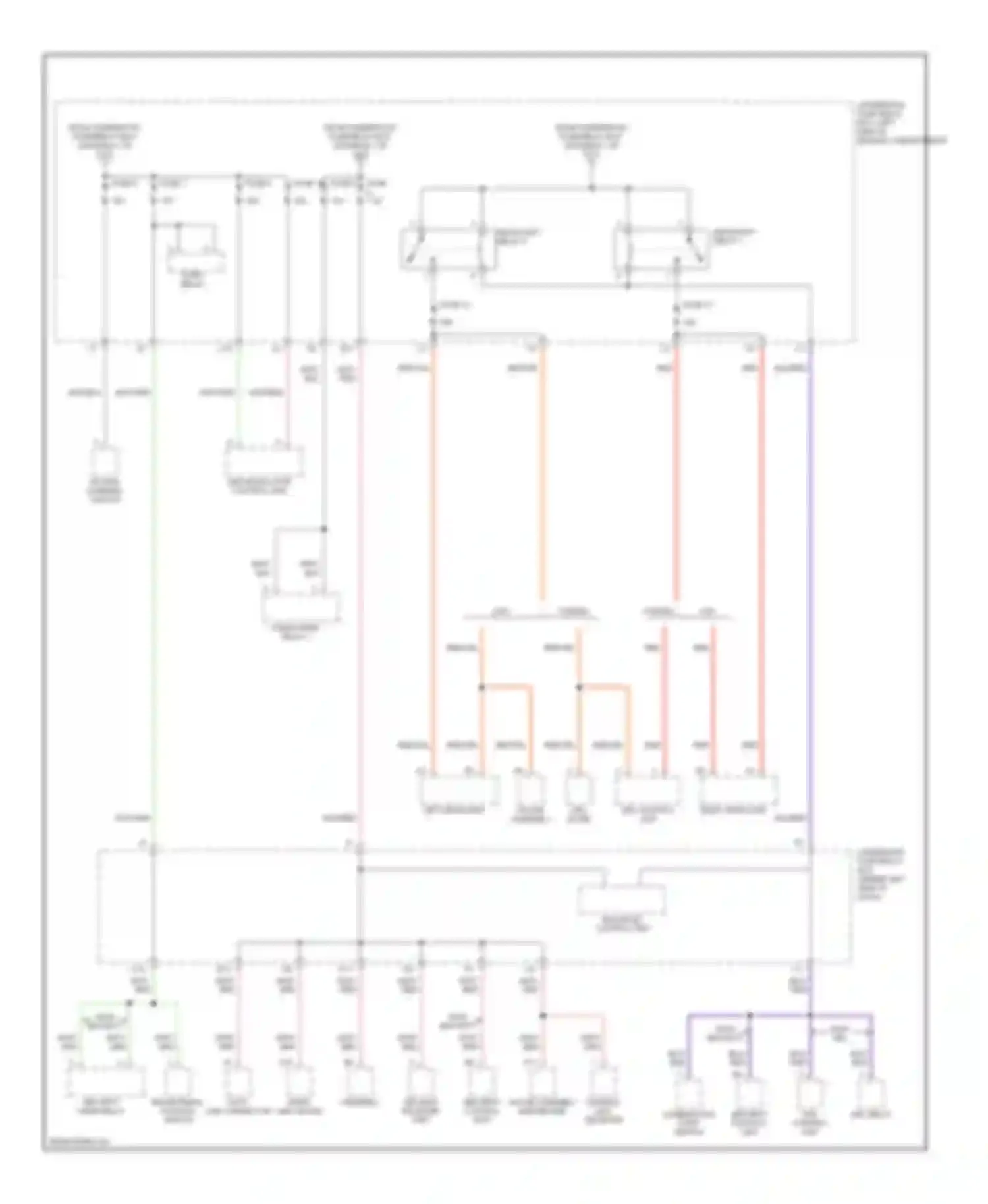 RSX Acura I (2001-2004): Power distribution circuit (2 of 4)