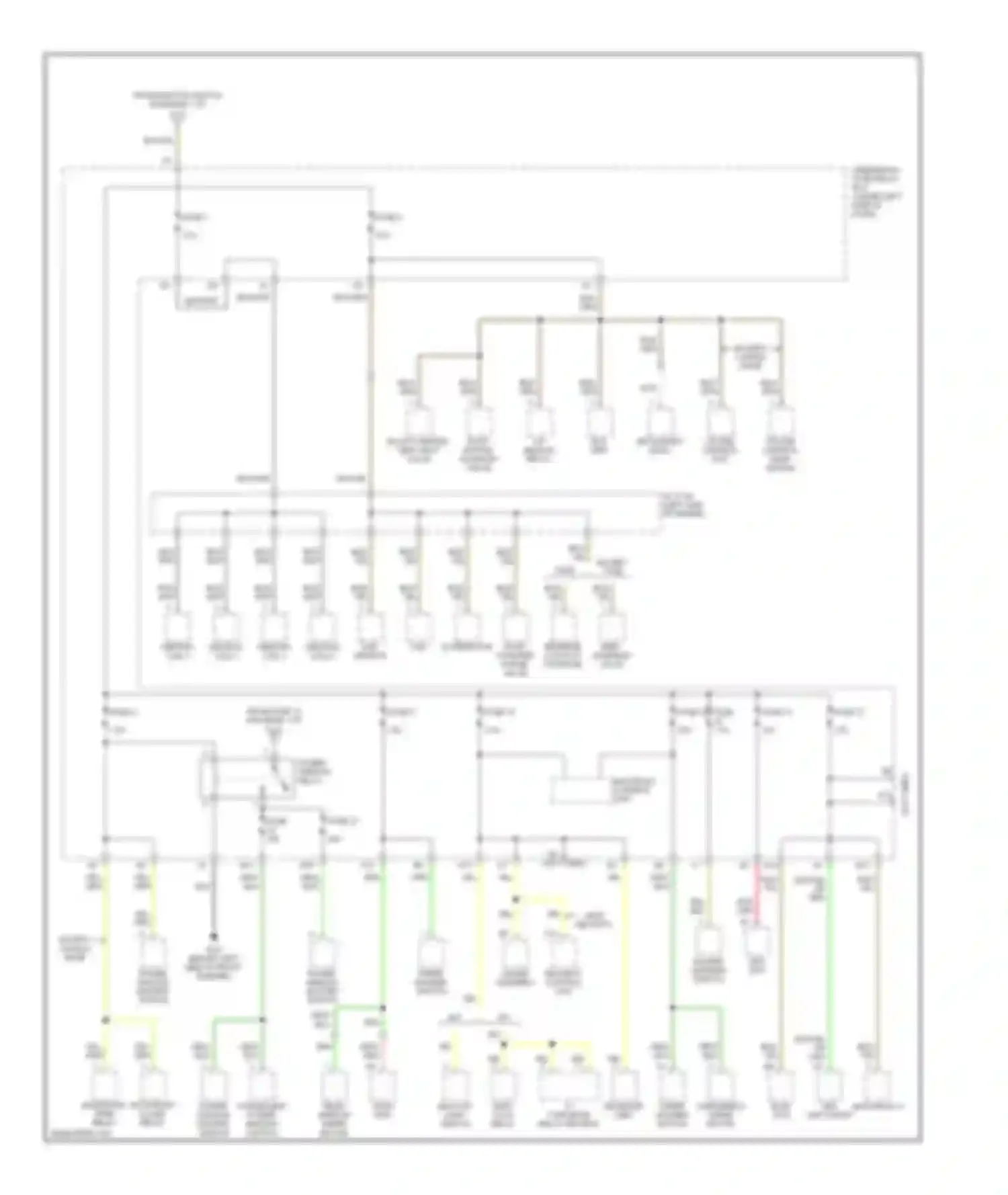 RSX Acura I (2001-2004): Power distribution circuit (3 of 4)