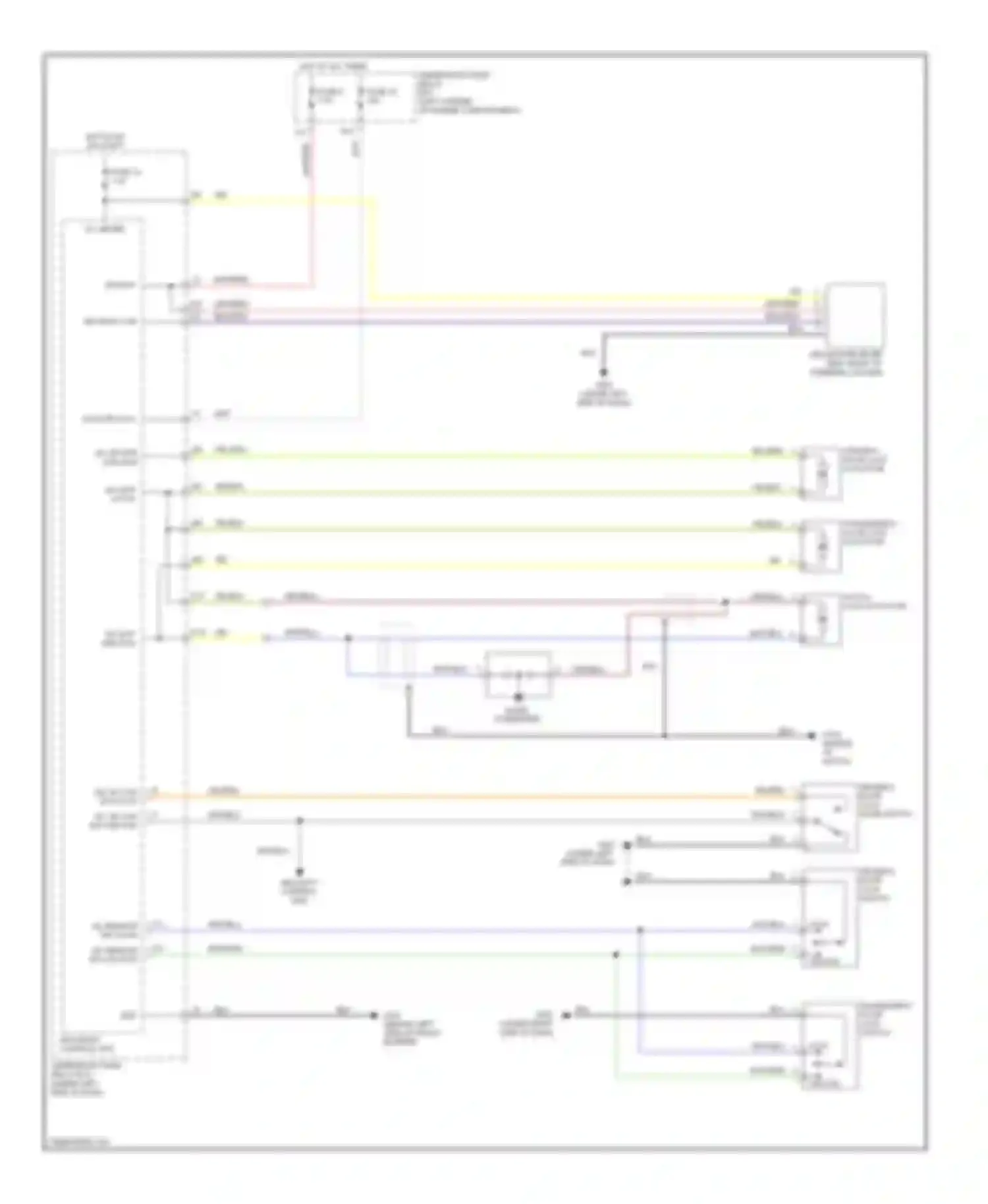 RSX Acura I (2001-2004): Power door locks circuit
