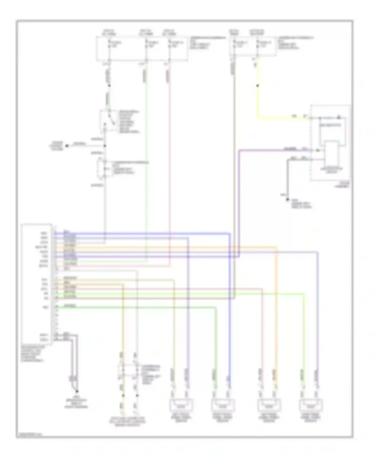Wiring diagram abs indicator circuit for Acura RSX I (2001-2004) (1 of 1)