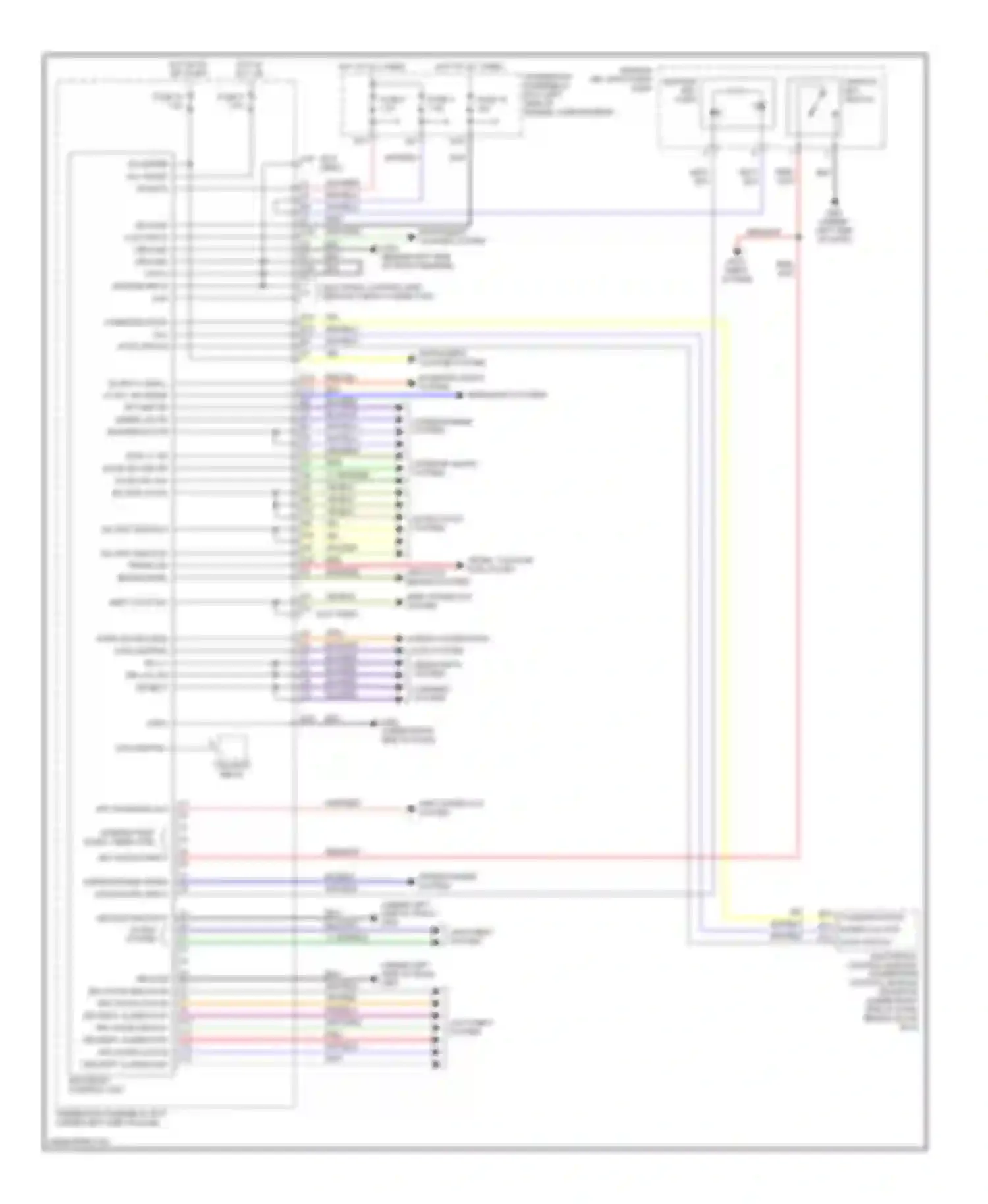 Wiring diagram multiplex control unit for Acura RSX I (2001-2004) (9 of 21)