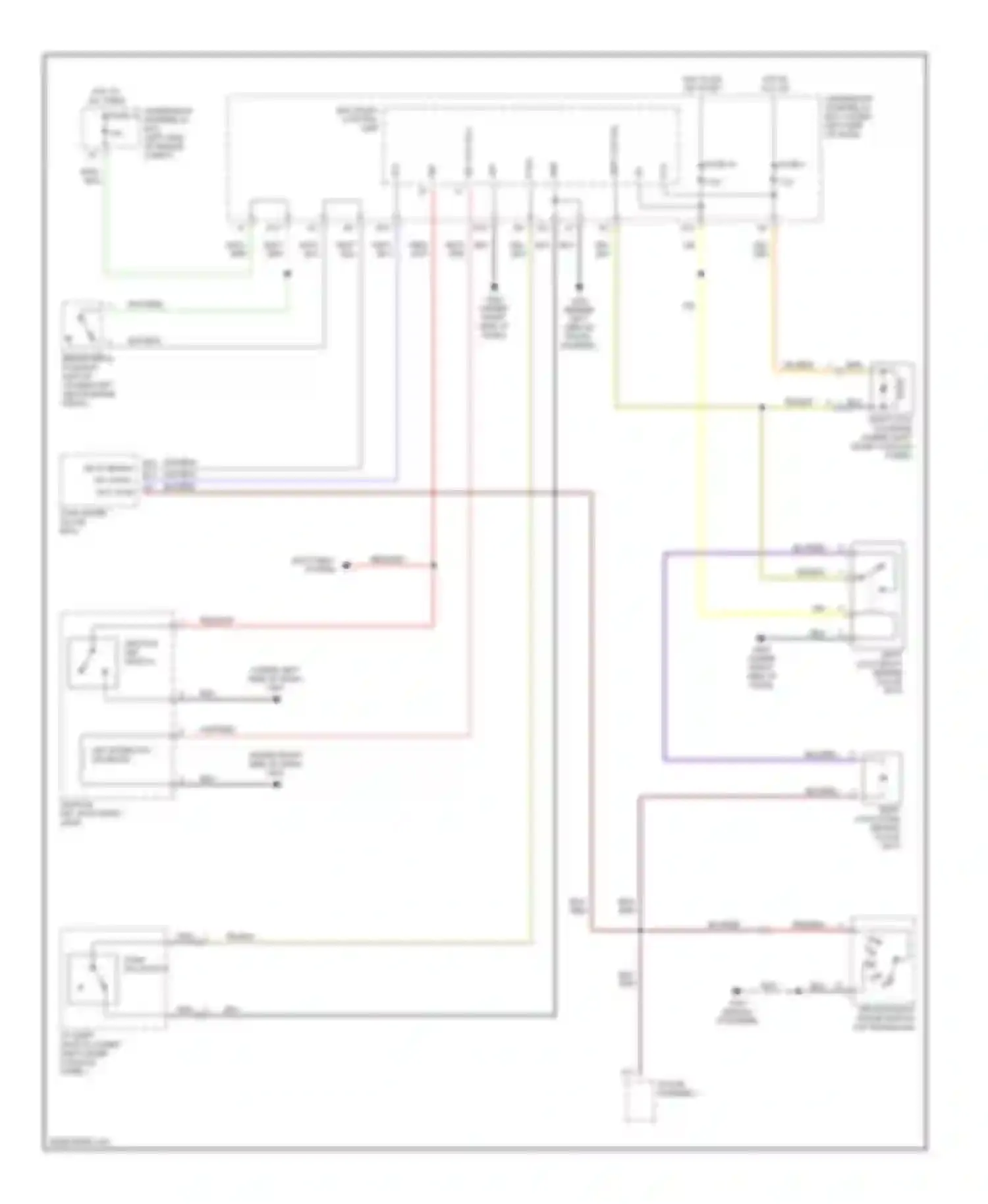 Wiring diagram slu+ for Acura RSX I (2001-2004) (2 of 3)
