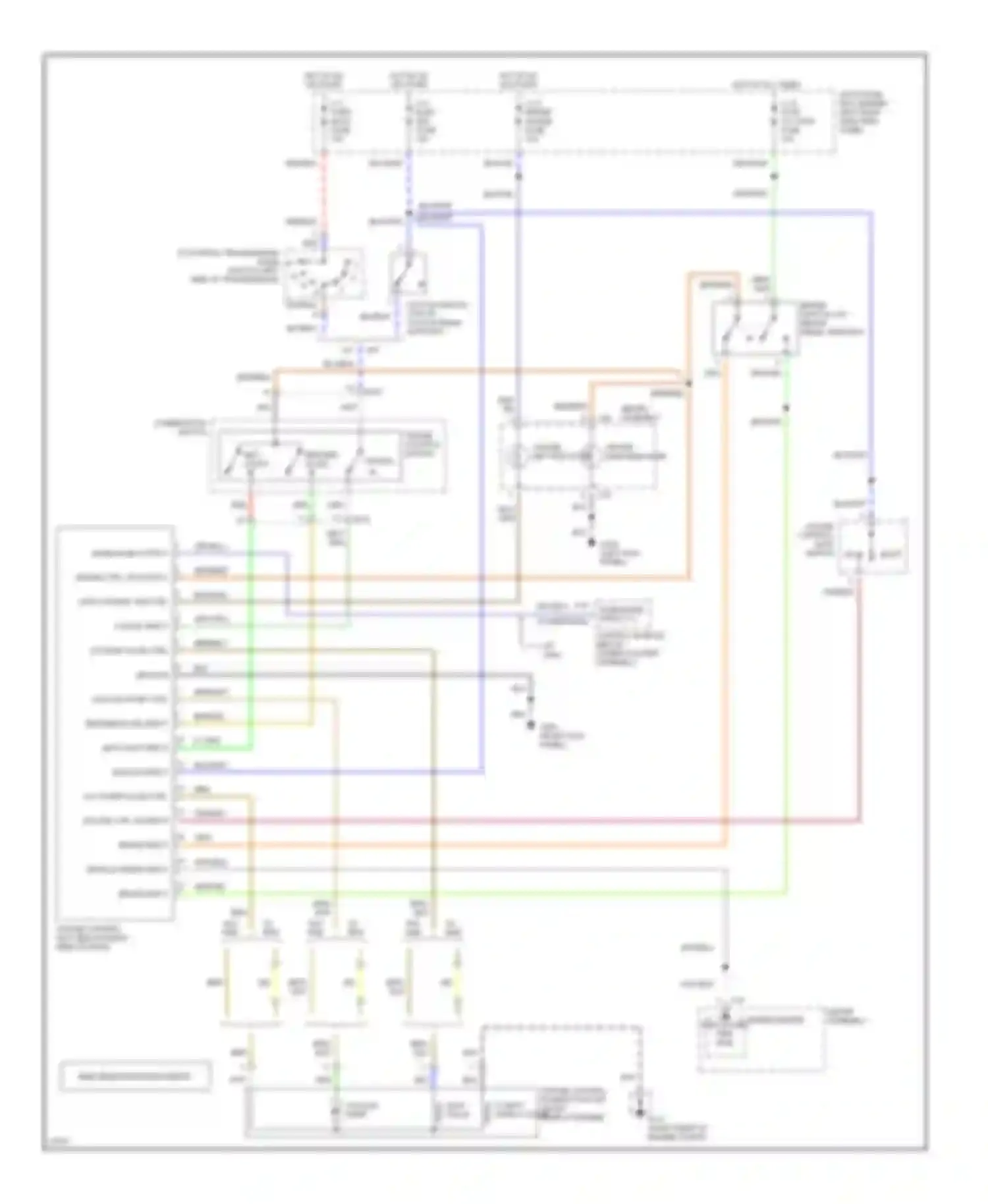 SLX Acura I (1995-1999): Cruise control circuit