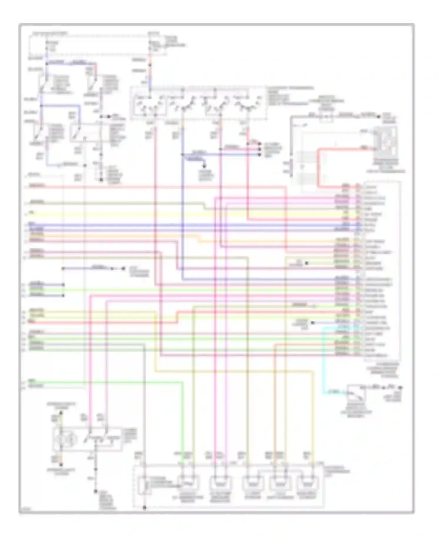 SLX Acura I (1995-1999): Wiring diagram engine performance 3.2l (4 of 4)